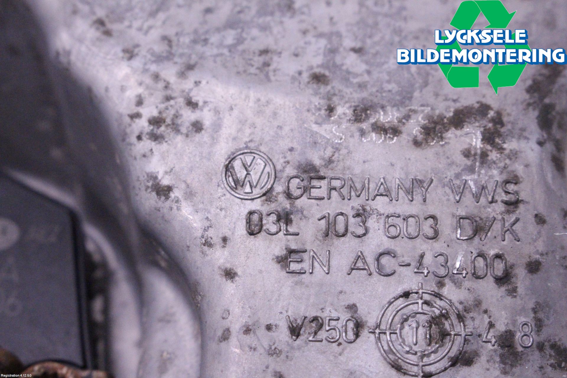 Audi A4 12-15 Oljetråg