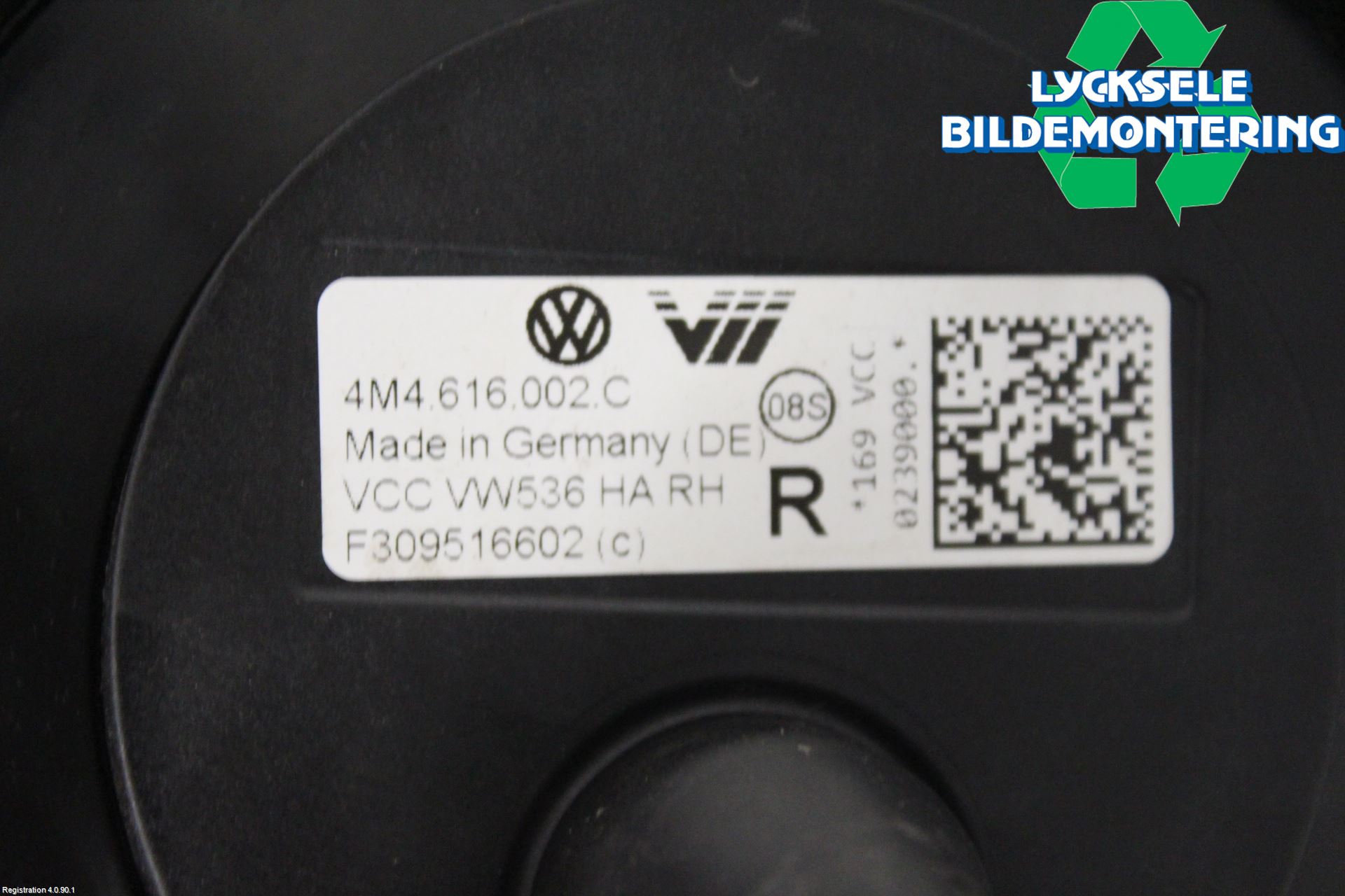 Volkswagen VW TOUAREG CR 18- Nivå-Luftfjädring Bälg