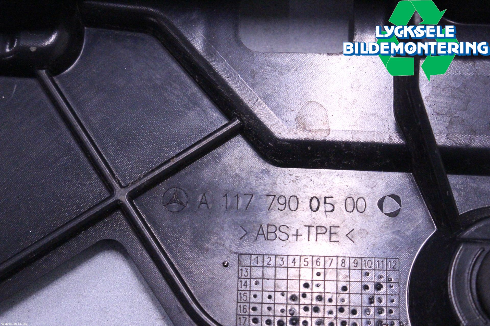 Mercedes-Benz MB CLA-KLASS (C117/X117) 13-19 Spoiler Baklucka