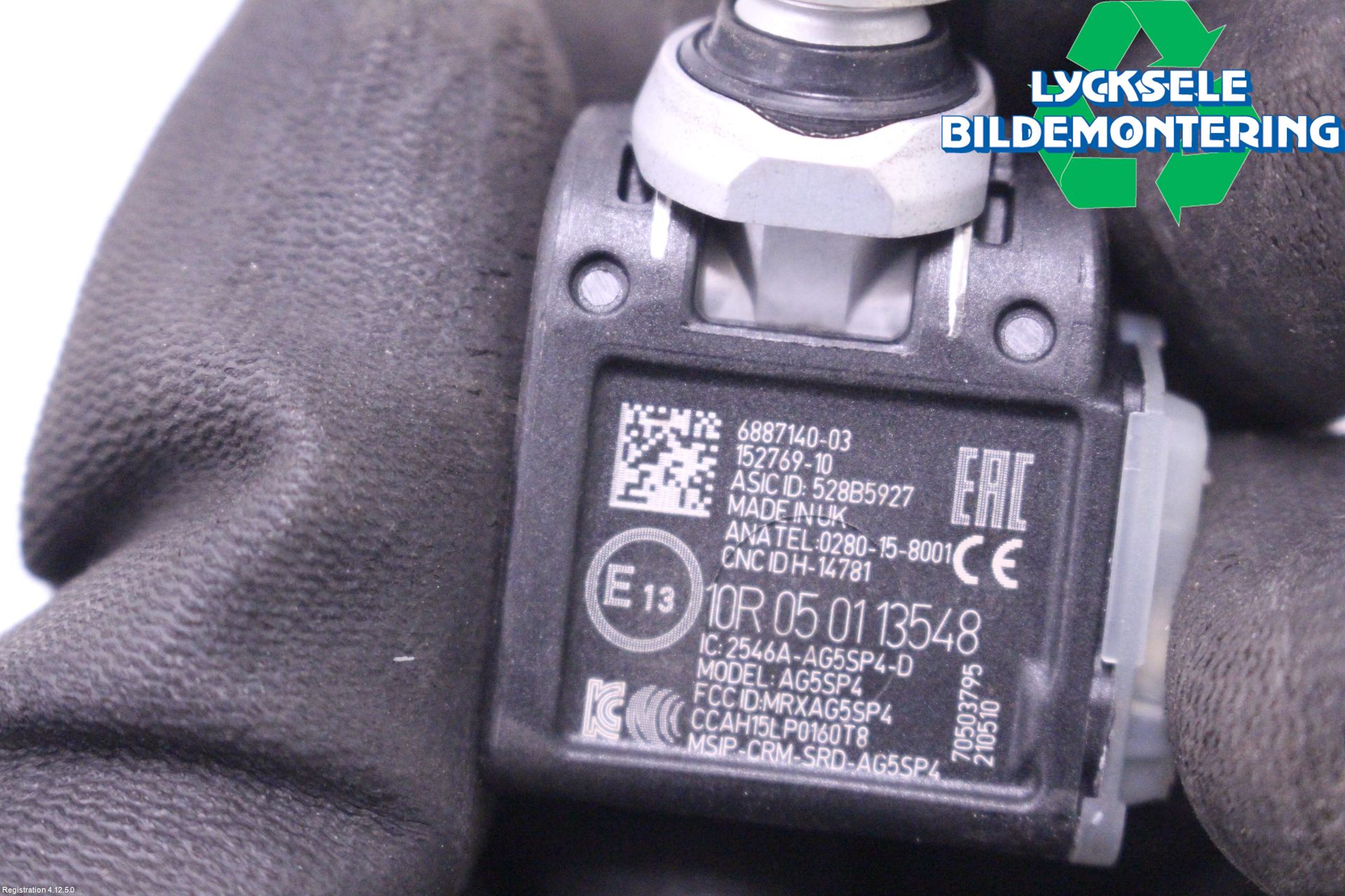 BMW 5 G30/G31/F90 17-23 Givare Däcktryck