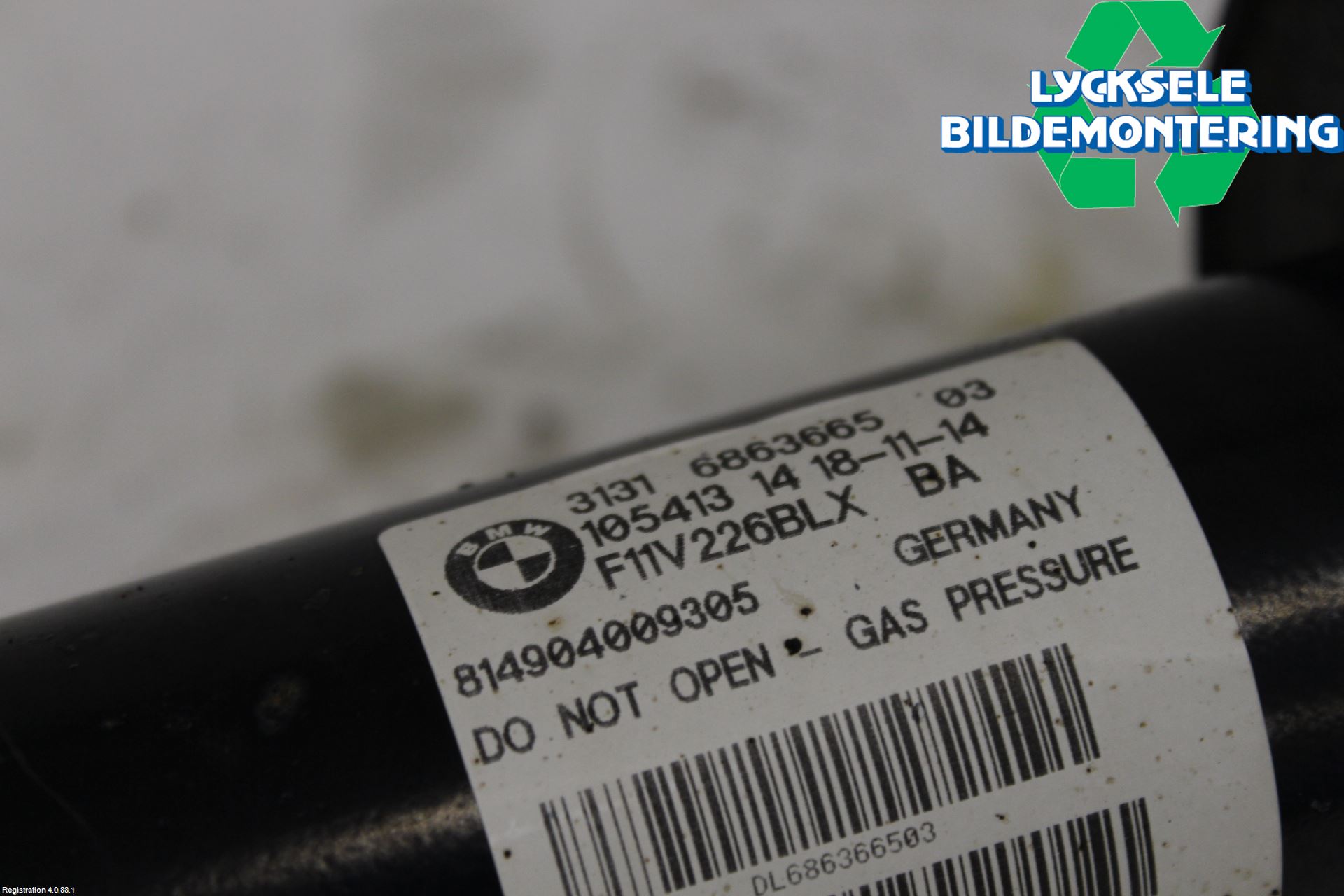 BMW 5 F10/F11/F18 09-17 Fjäderben Fram Vänster