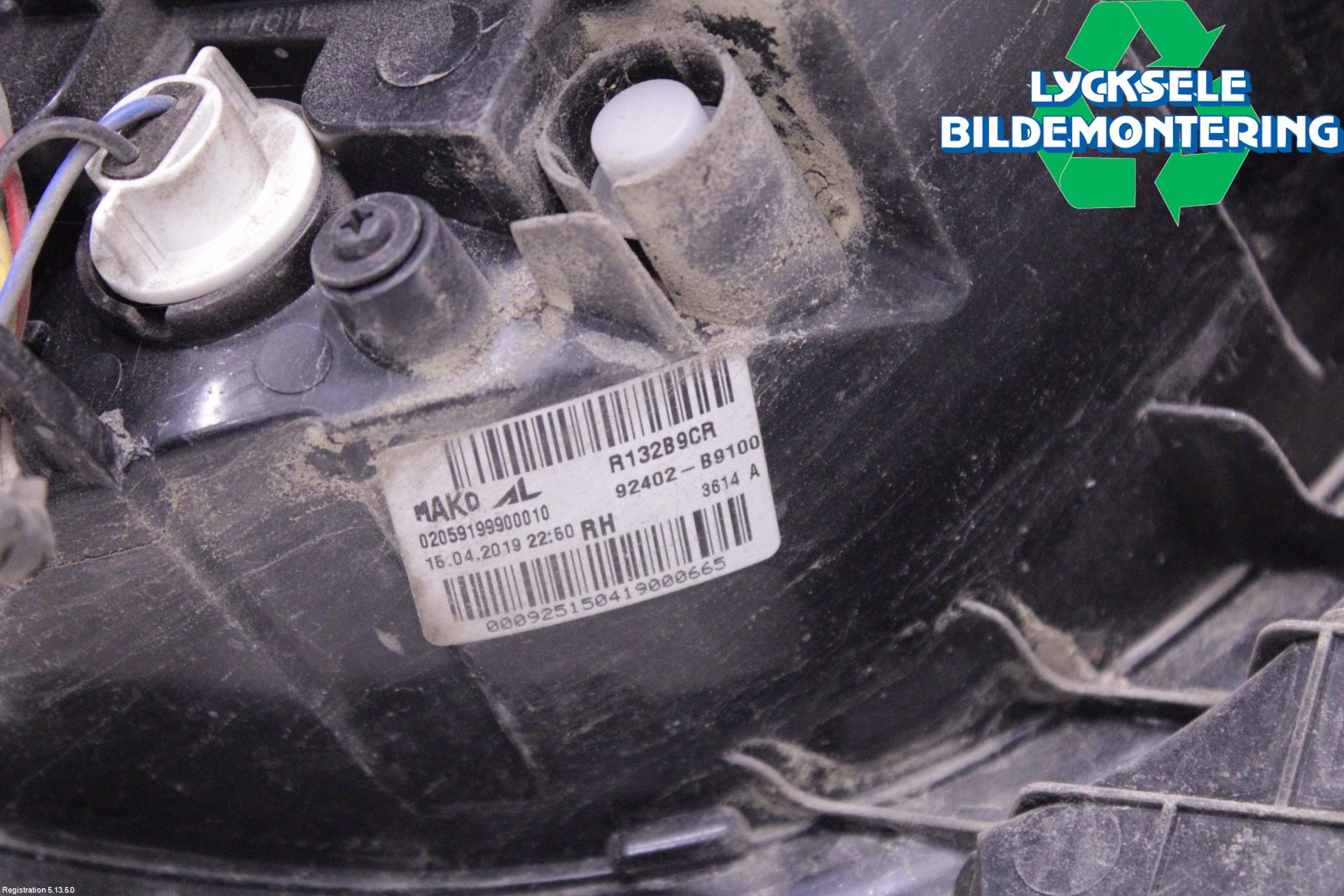 Hyundai i10 BA 17-20 Bakljus Höger