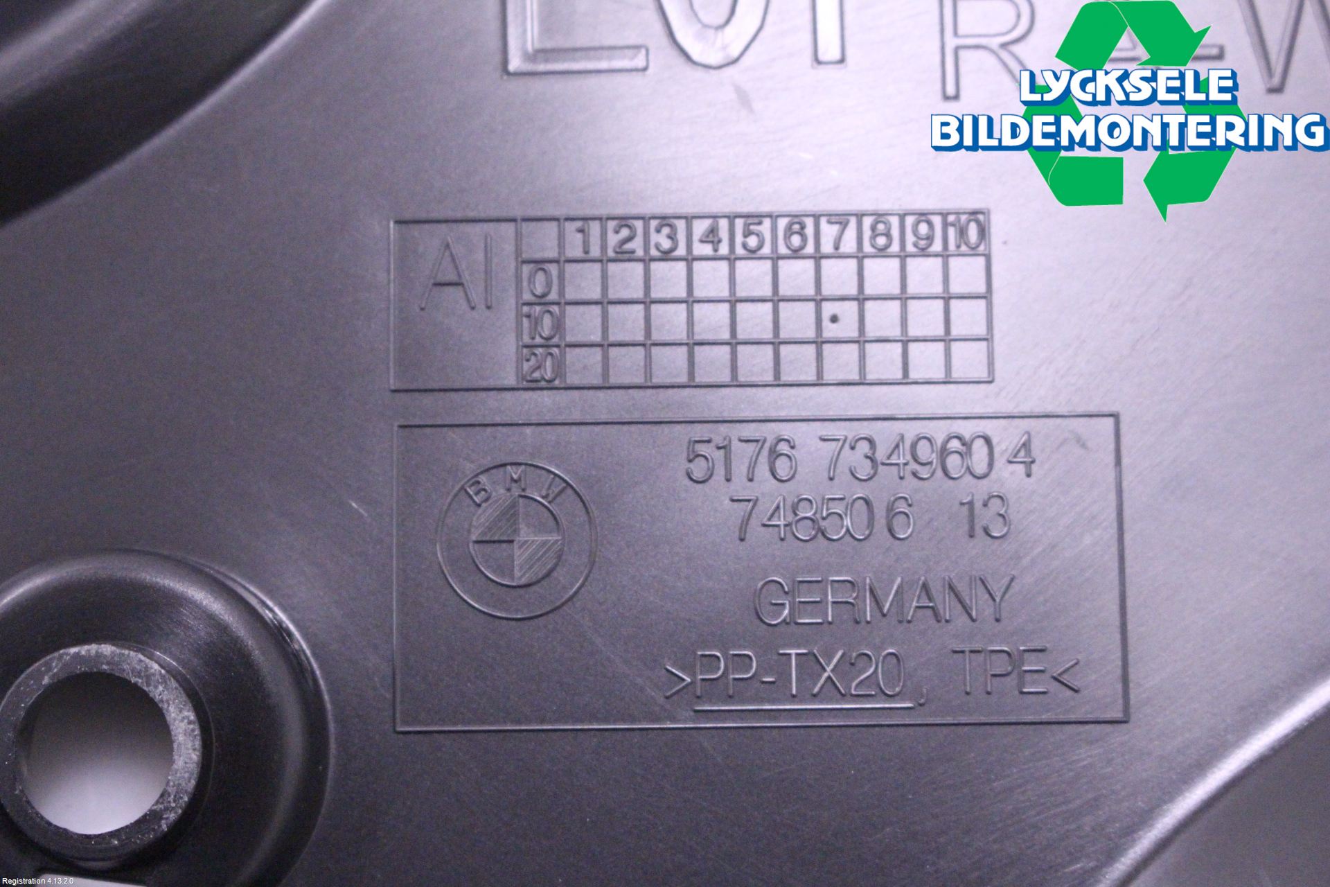 BMW 5 G30/G31/F90 17-23 Täckplast Front