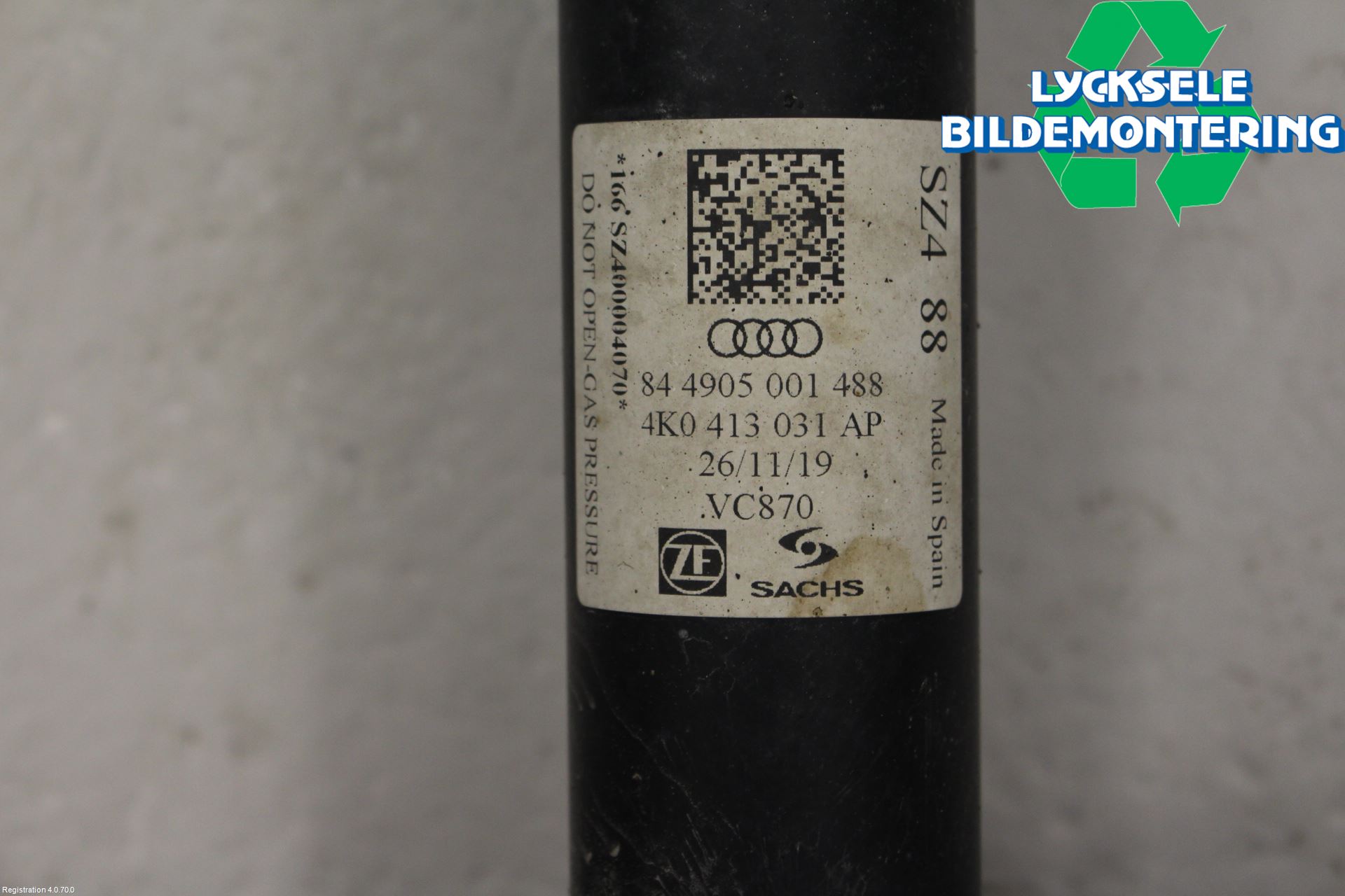 Audi A6 F2/C8 19- Fjäderben Fram Höger