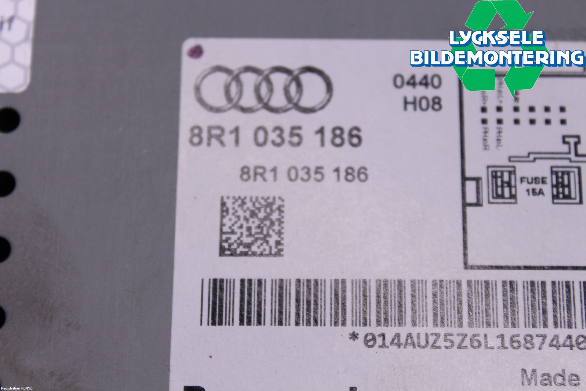 Audi A4 12-15 Cd Radio - Multimediapanel