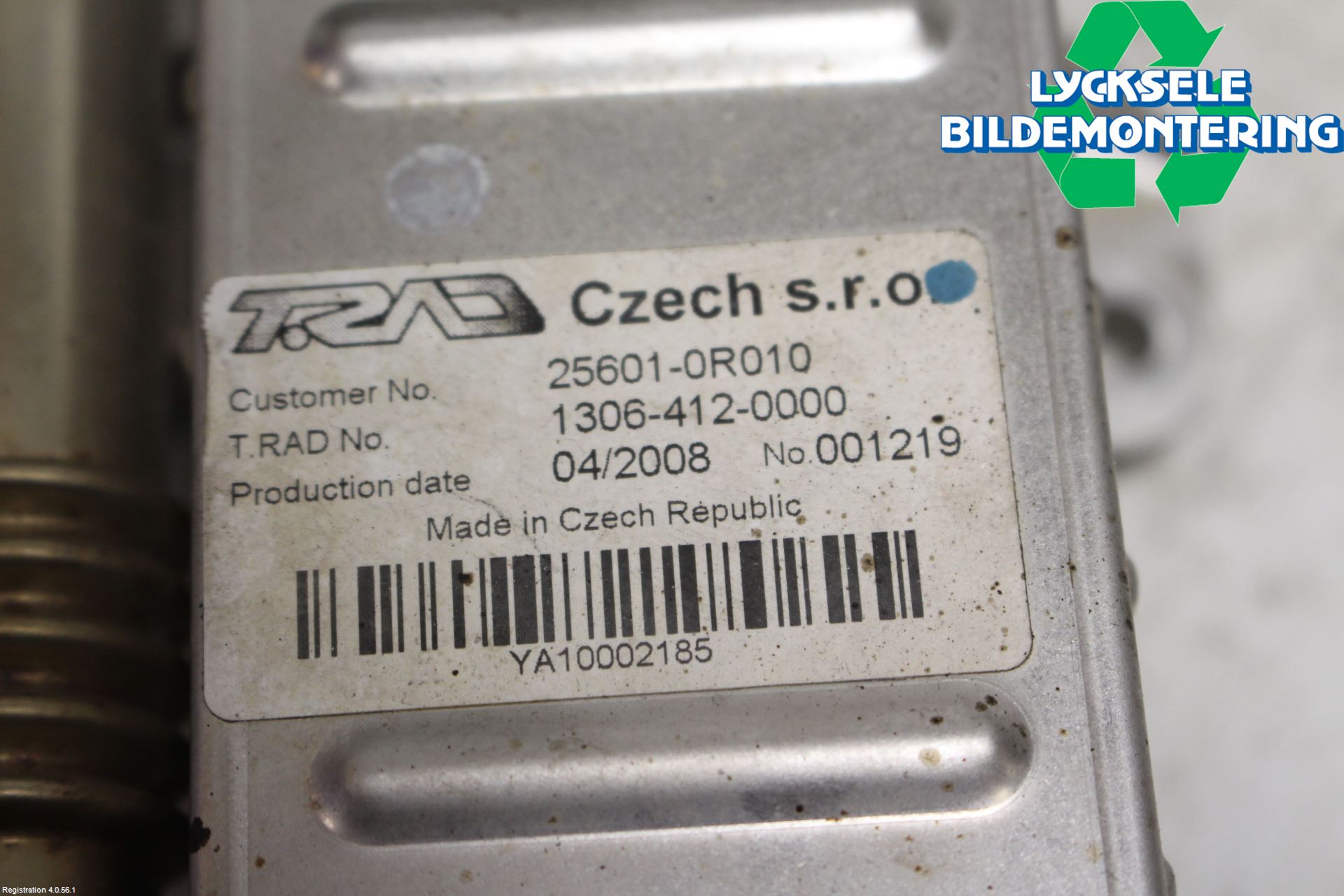 Toyota AVENSIS 09-15 Avgaskylare