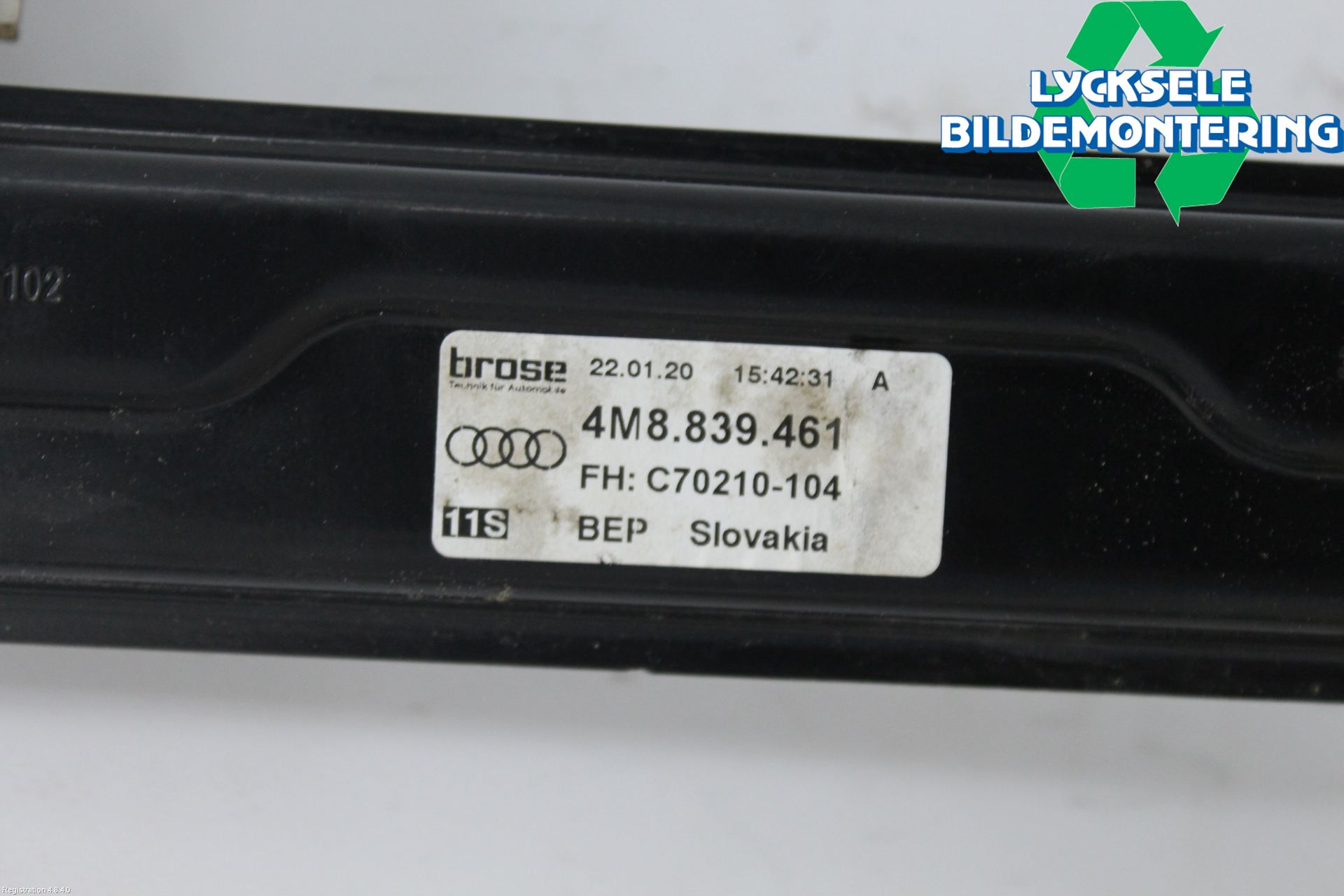 Audi Q8/SQ8 4M 19- Fönsterhissmekanism