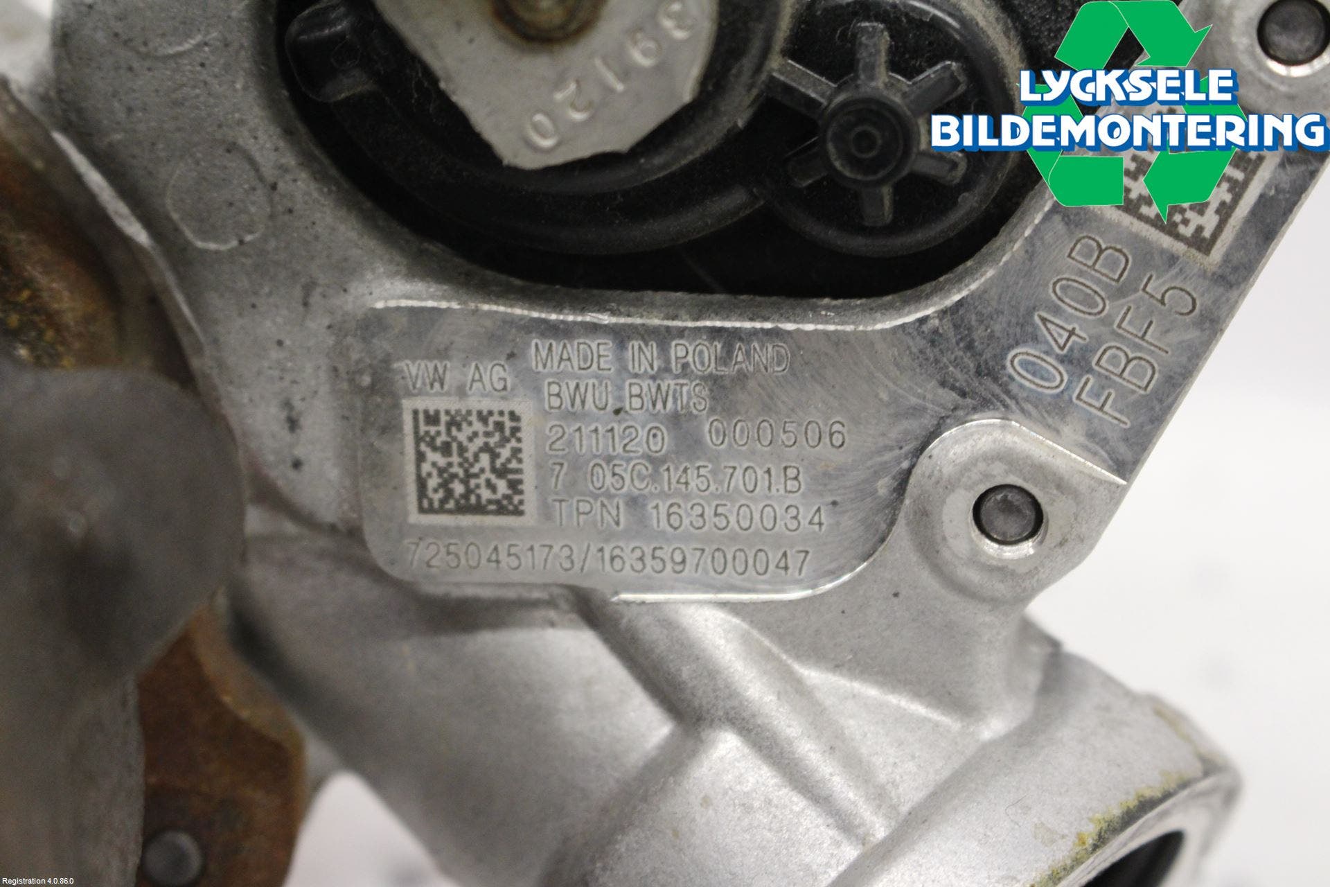 Audi A1 19- Turboaggregat