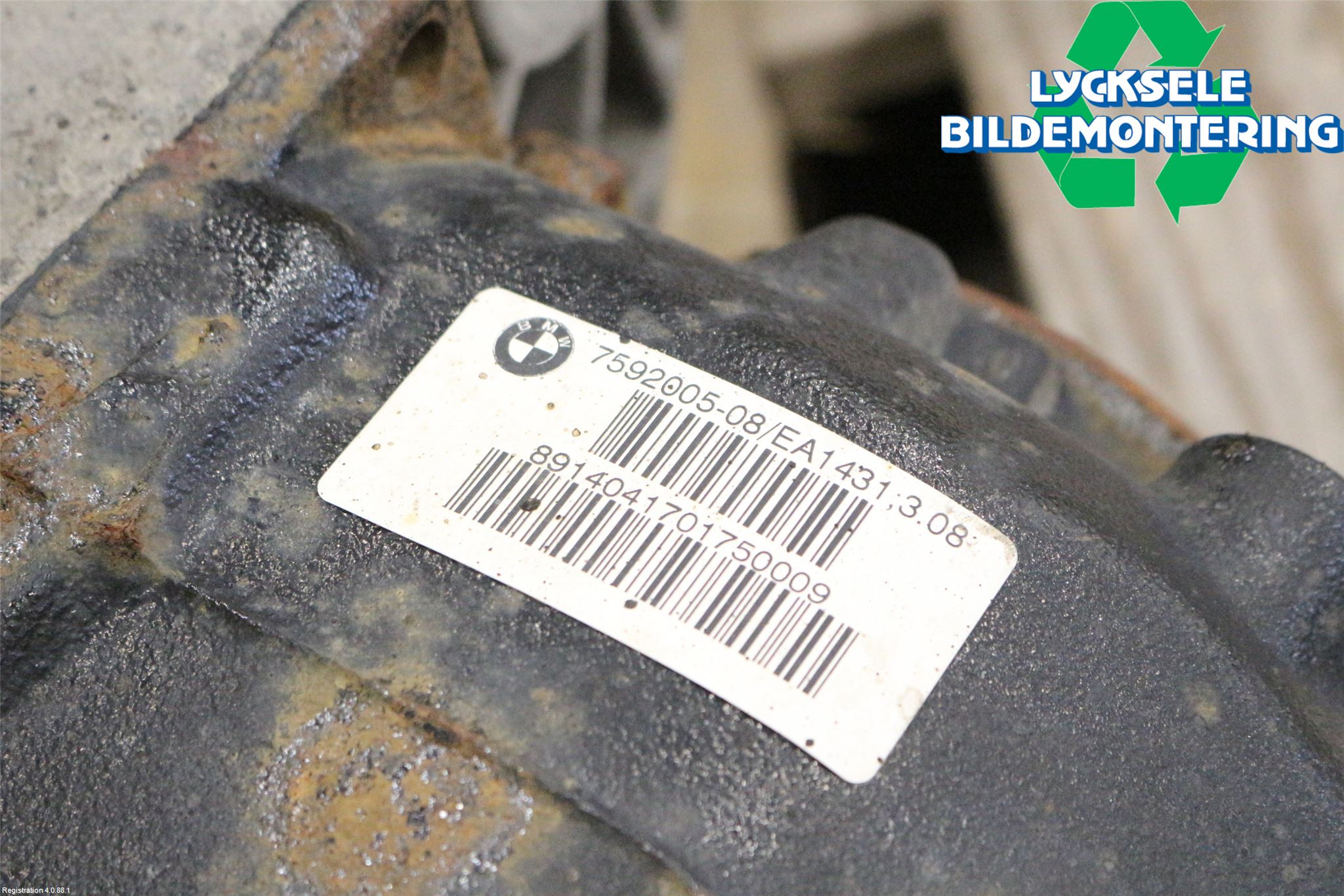 BMW X4 F26 14-18 Bakväxel-Diff