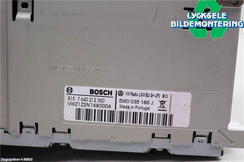 Volkswagen VW POLO 10-17 Cd Radio - Multimediapanel