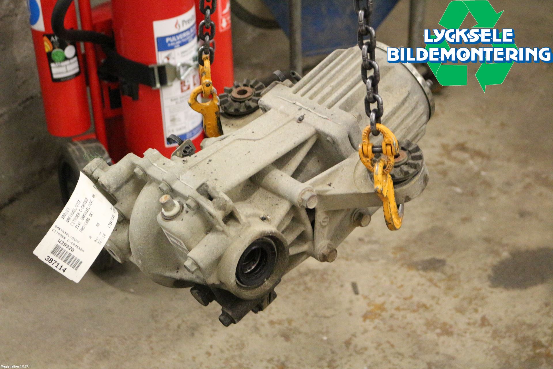 Citroen C-CROSSER Bakväxel-Diff