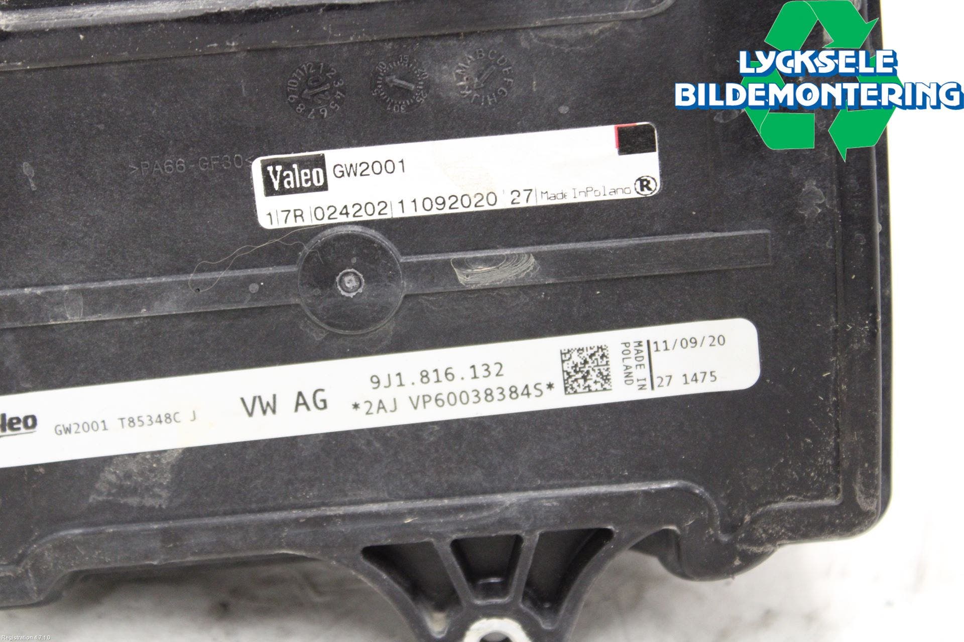 Volkswagen VW ID.3 21- Värmekammare-Växlare