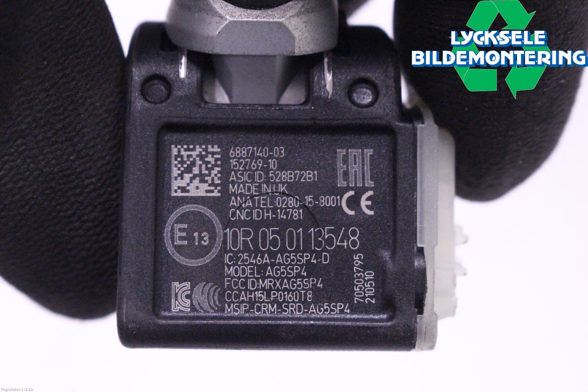 BMW 5 G30/G31/F90 17-23 Givare Däcktryck
