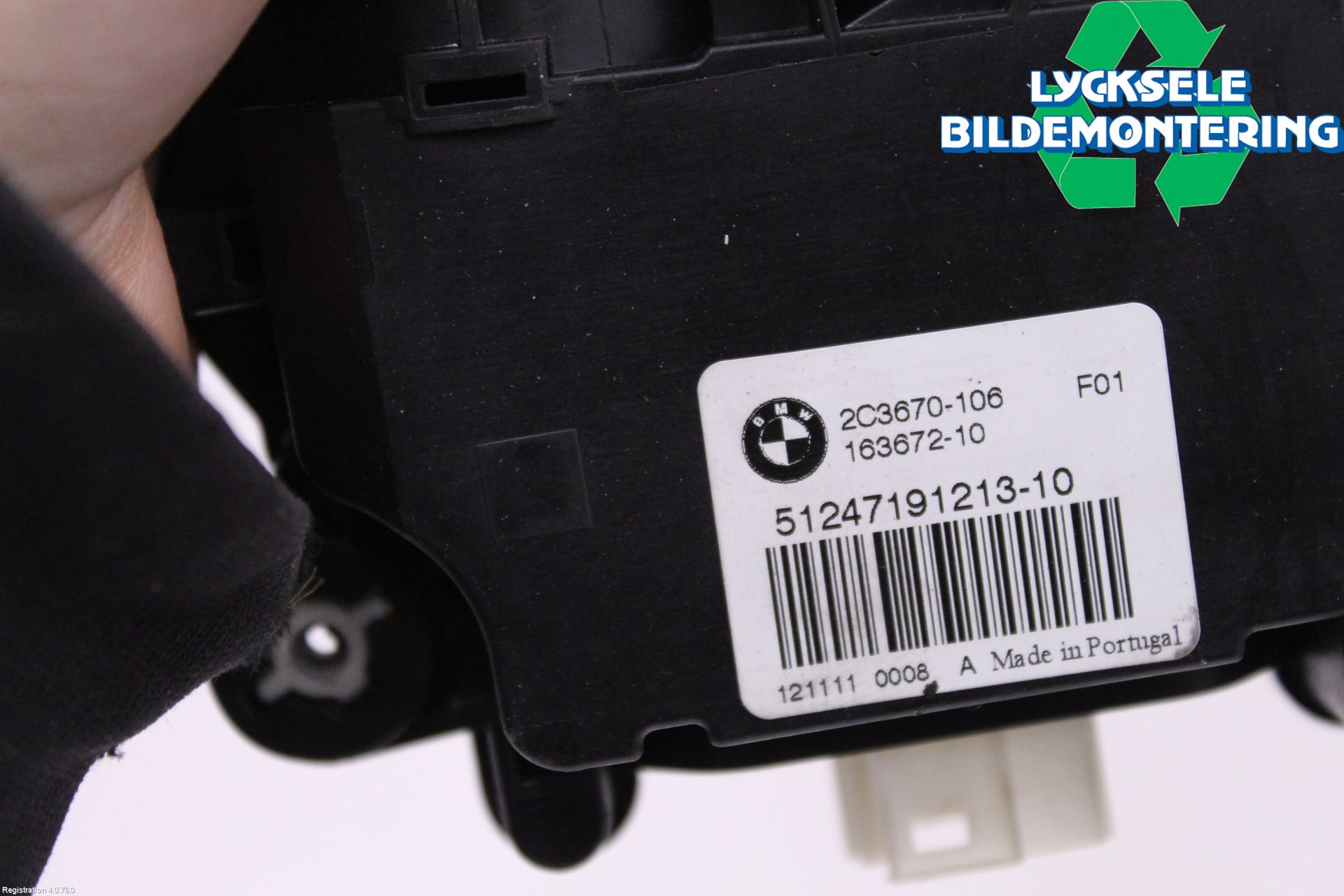 BMW 7 F01/02/03/04 09-15 Centrallåsmot Baklucka