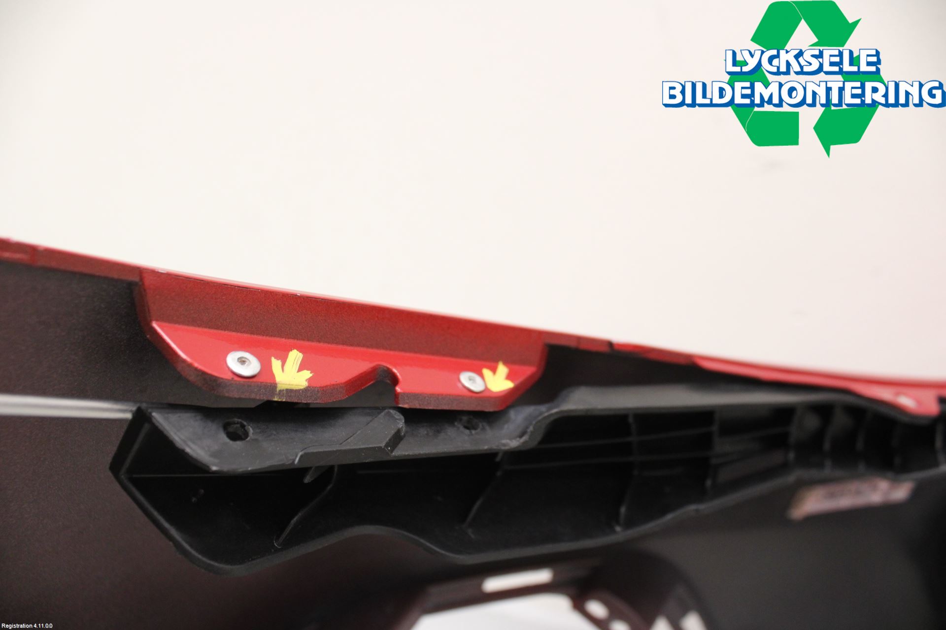 Kia RIO 12-16 Stötfångarbeklädnad Fram