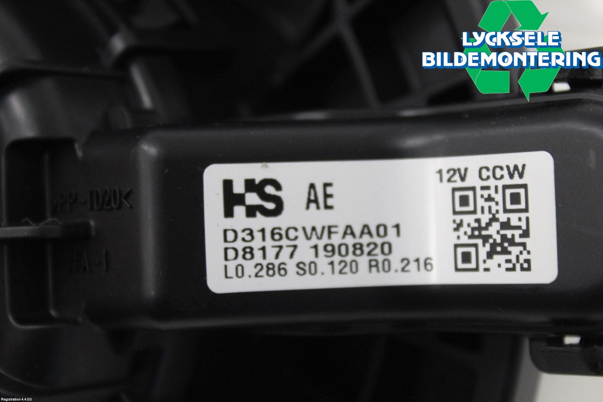 Hyundai IONIQ AE 17-22 Ac Värmefläkt