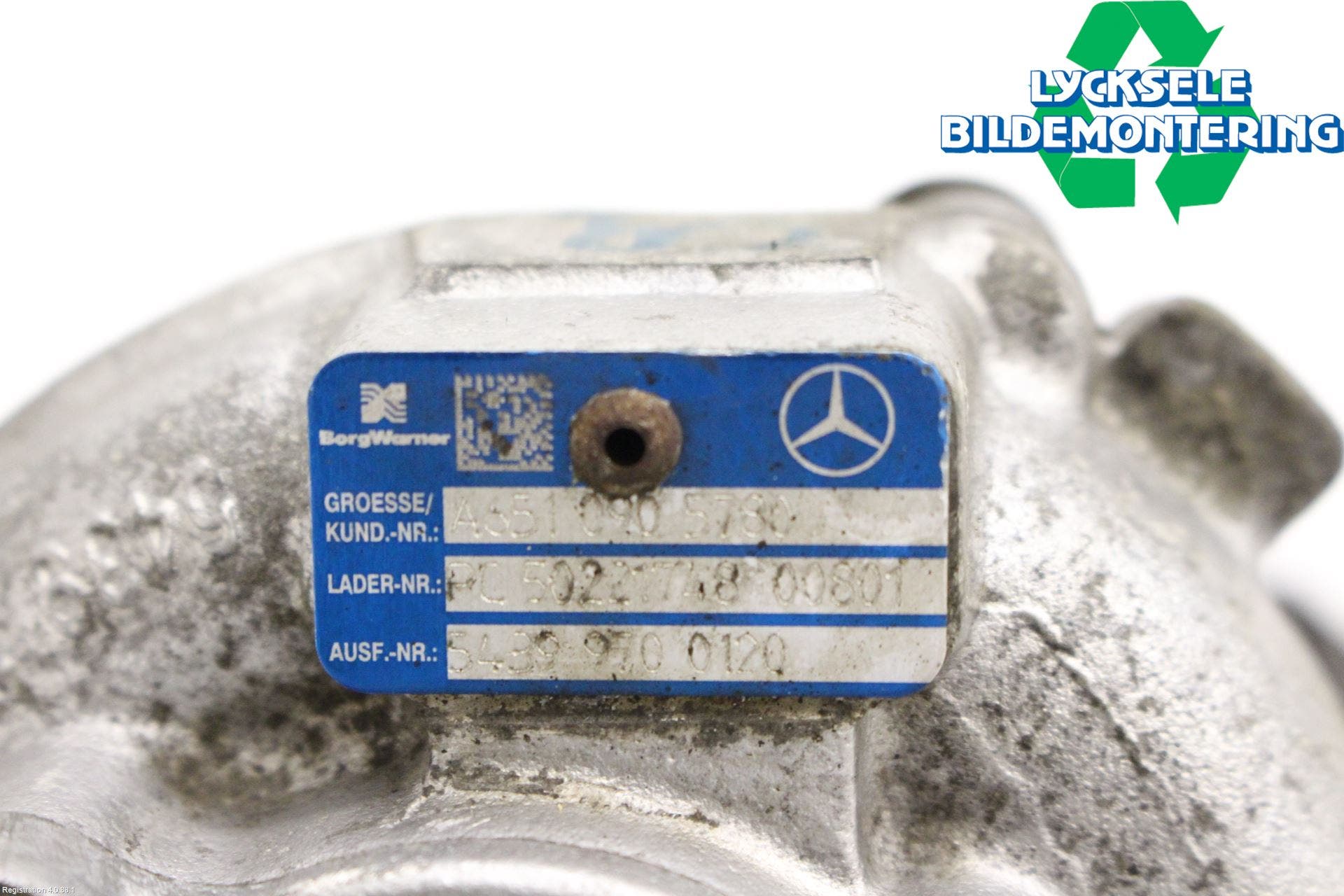 Mercedes-Benz MB GLK-KLASS (X204) 08-16 Turboaggregat
