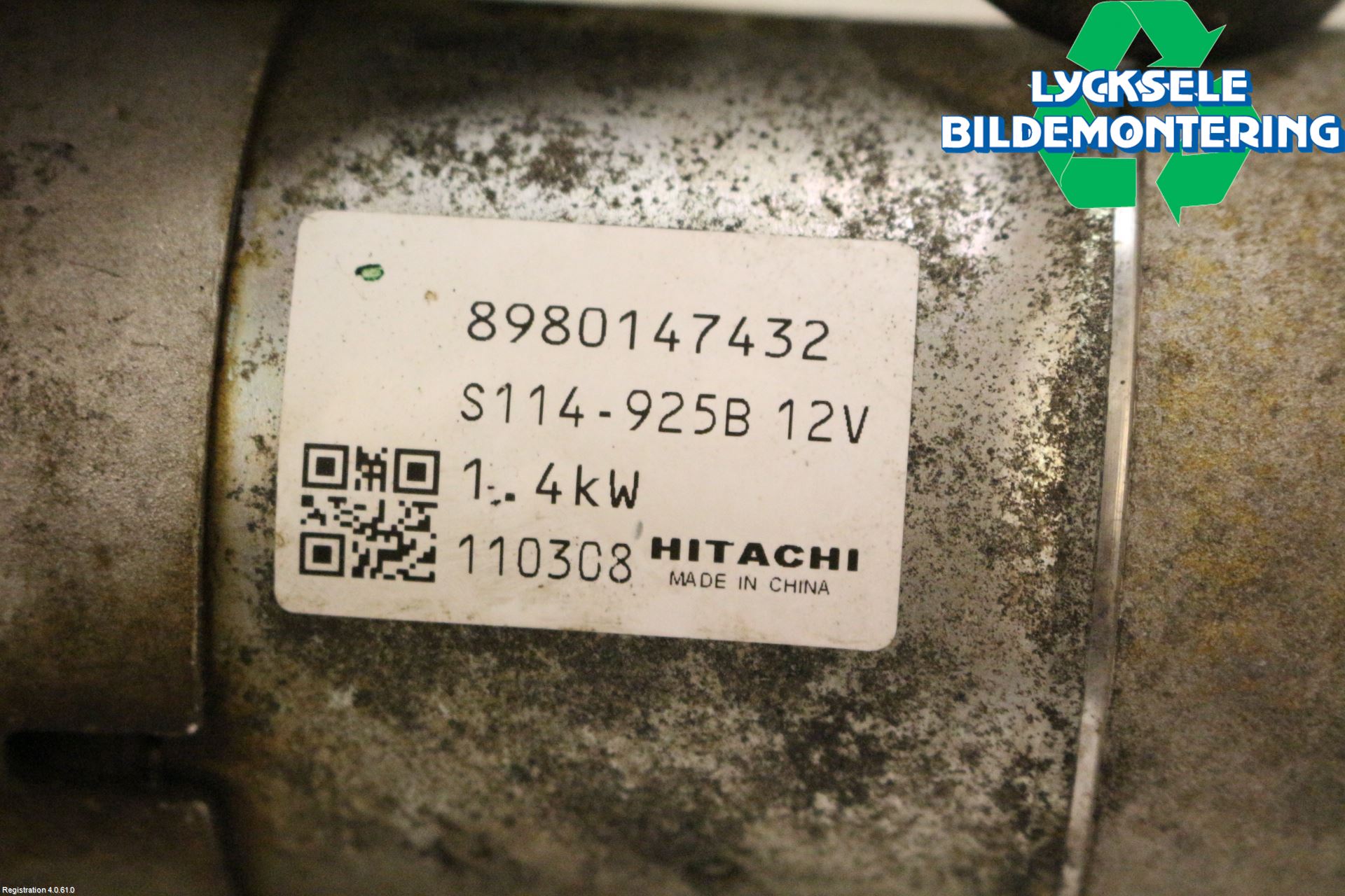 Opel ASTRA J 10-15 Startmotor Diesel