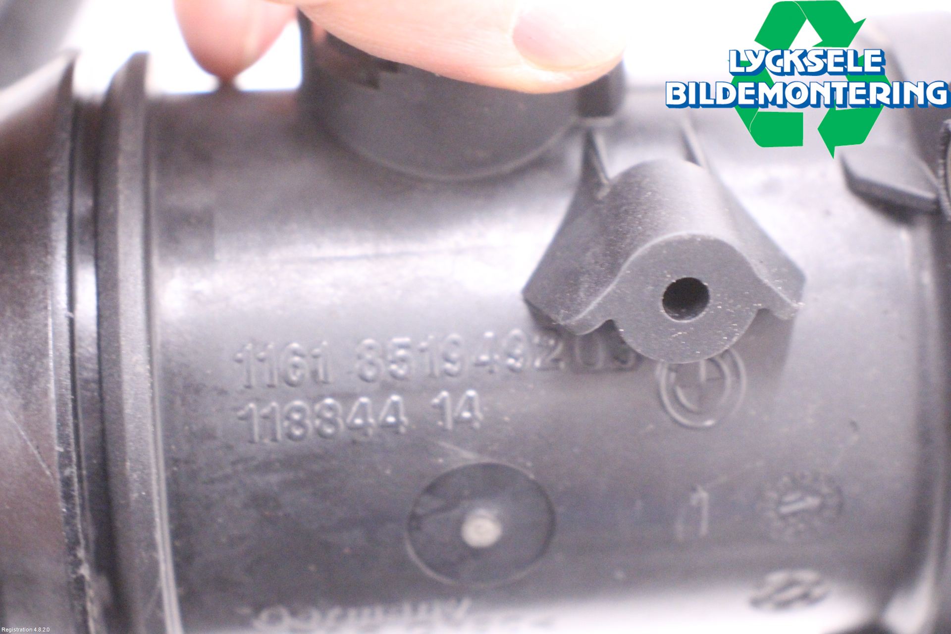 BMW 5 F10/F11/F18 09-17 Laddluft-Intercoolerrör