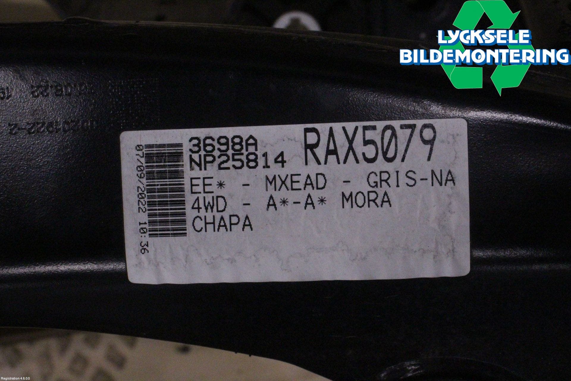 Ford KUGA/KUGA PHEZ/FHEV 20- Bakaxelbalk