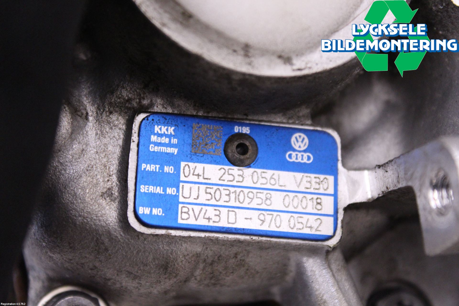 Audi A4/S4 B9 20- Turboaggregat