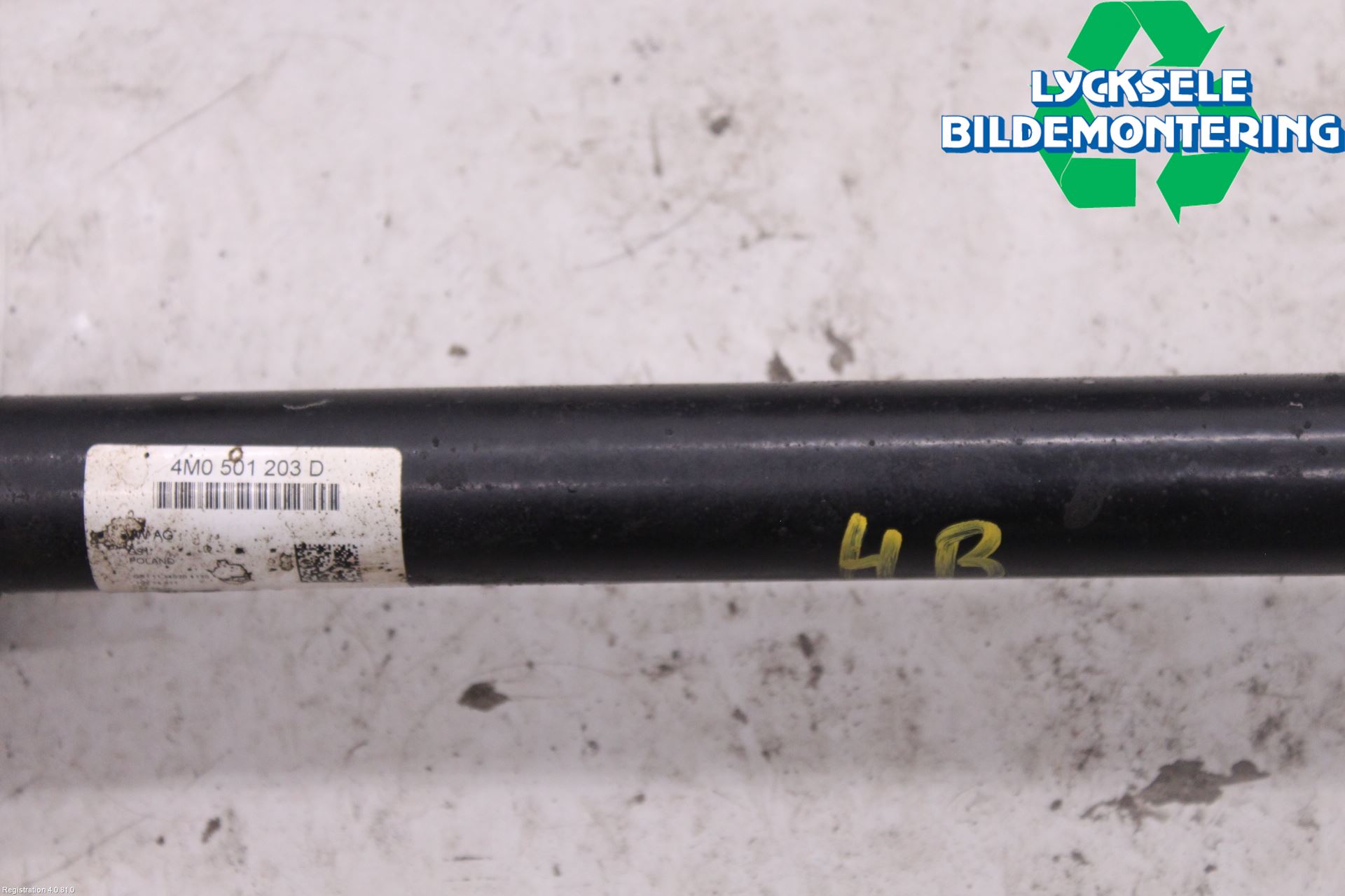 Volkswagen VW TOUAREG CR 18- Drivaxel Bak Höger