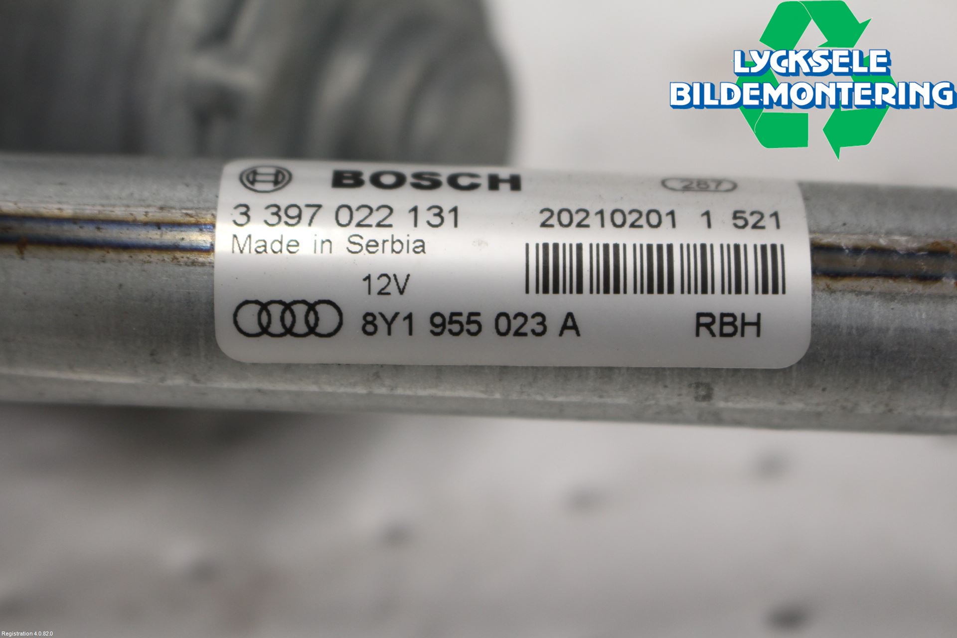 Audi A3/S3 8Y 21- Torkarmekanism Vindruta