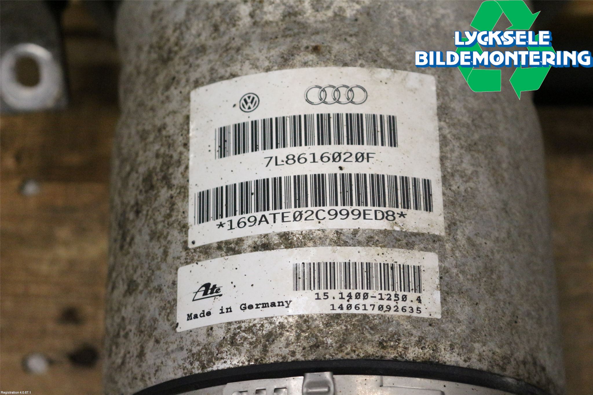 Audi Q7/SQ7 Fjäderben Bak Höger