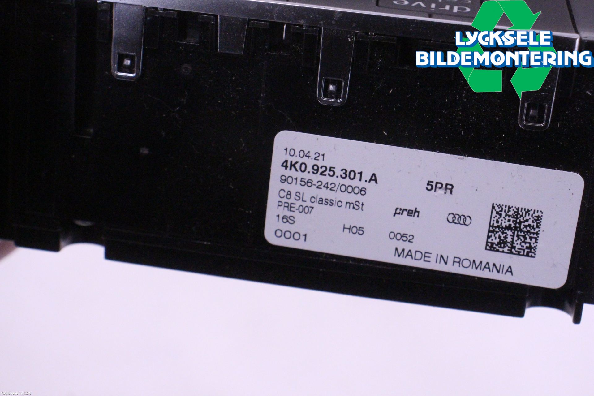 Audi A6 F2/C8 19- Strömställare Multifunktion