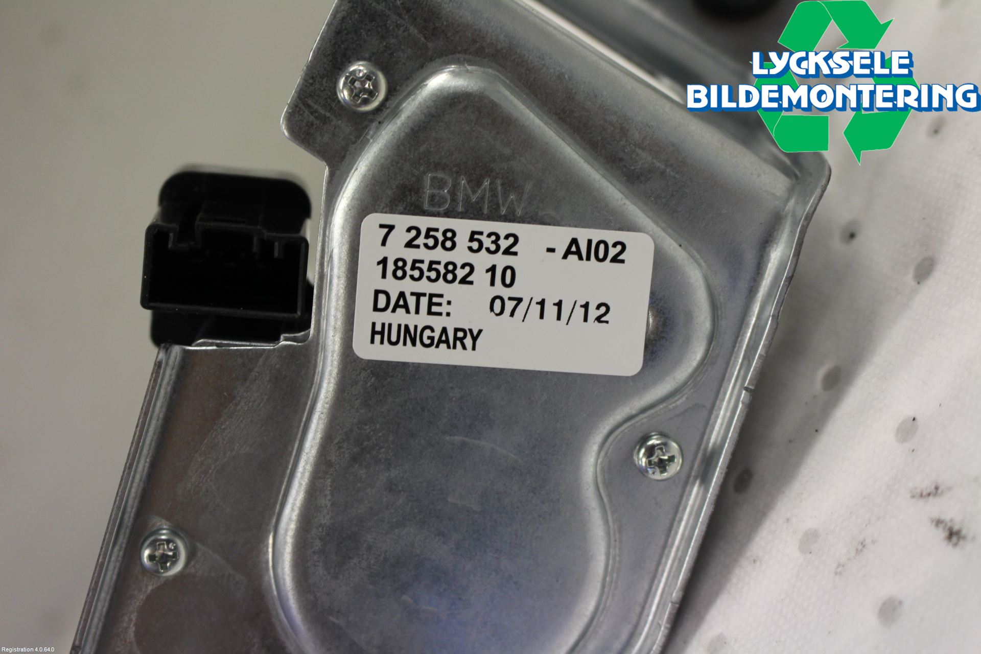 BMW 1 F20/F21 11-19 Torkarmotor Baklucka