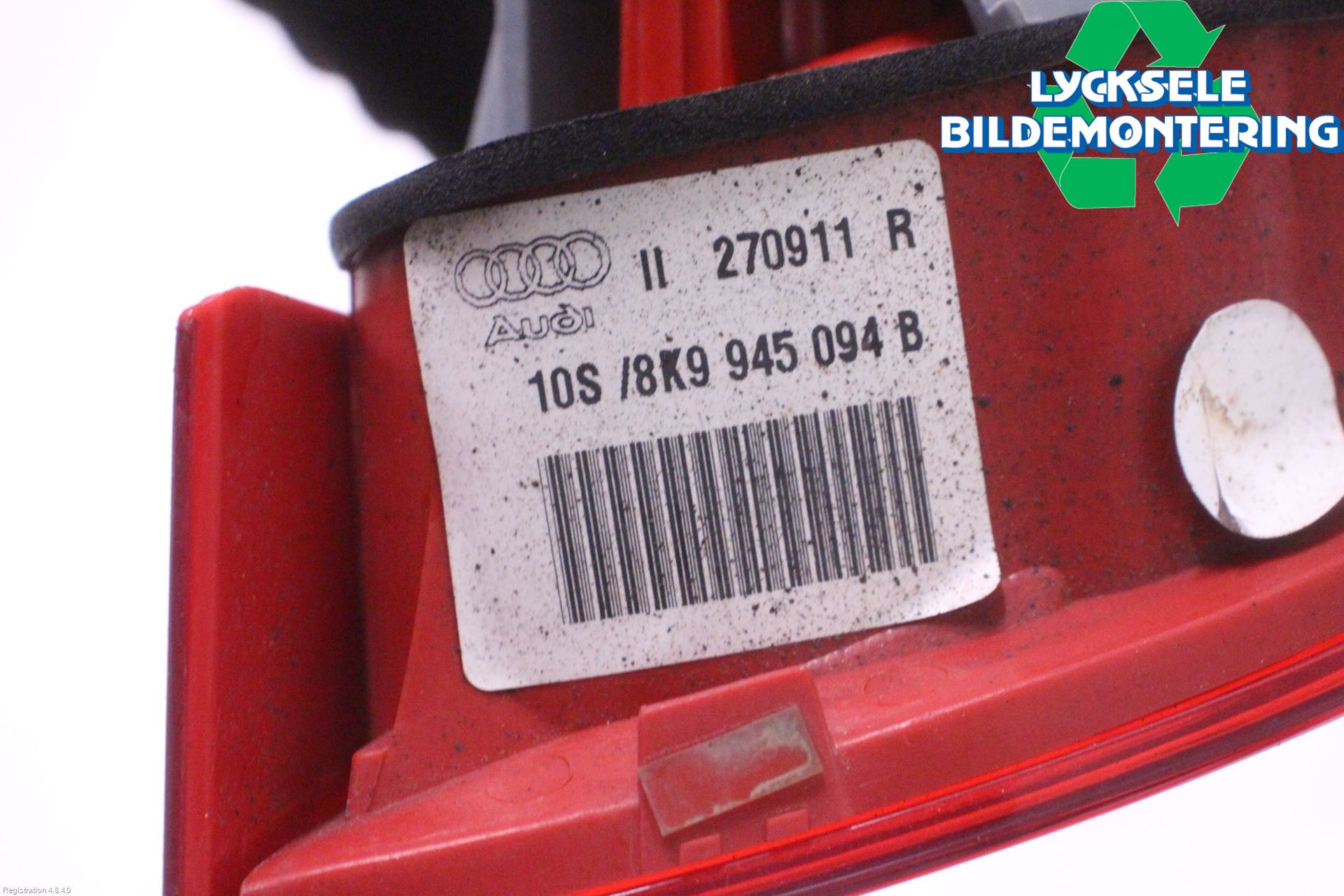 Audi A4/S4 08-11 Bakljus Lucka Hö