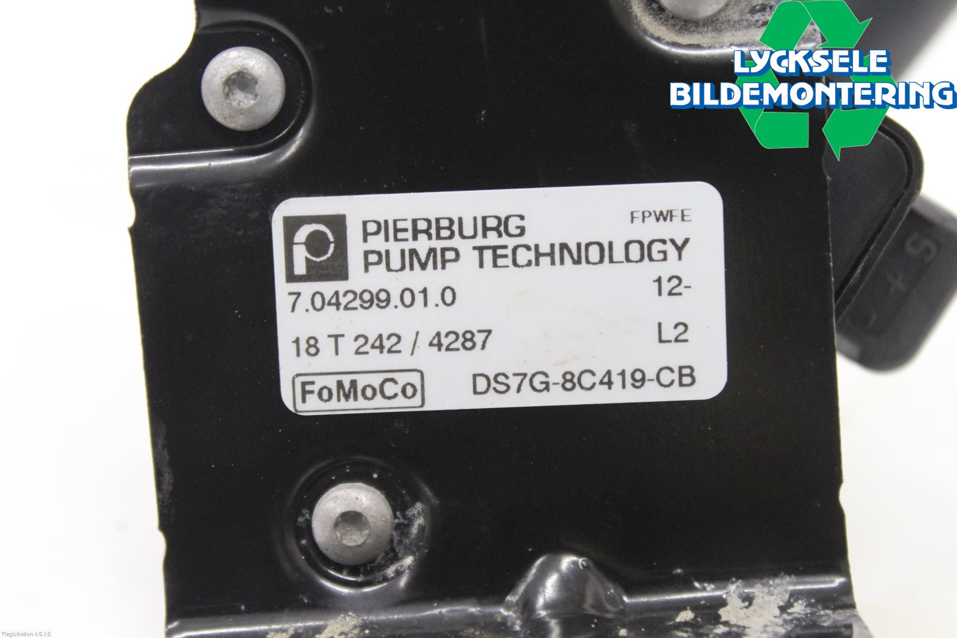 Ford KUGA 17-19 Värme Cirkulationspump