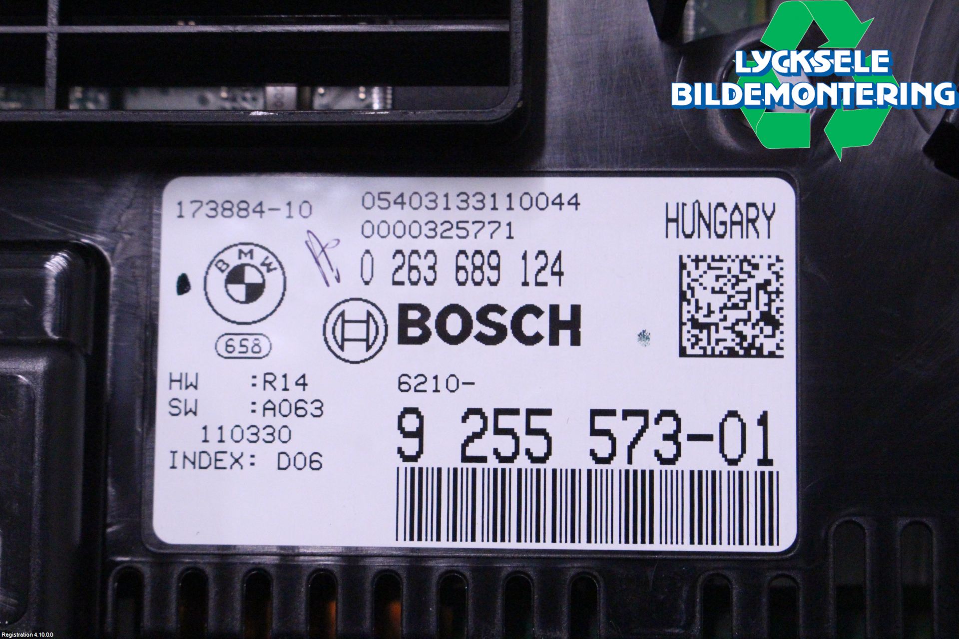 BMW 5 F10/F11/F18 09-17 Instrument Komb
