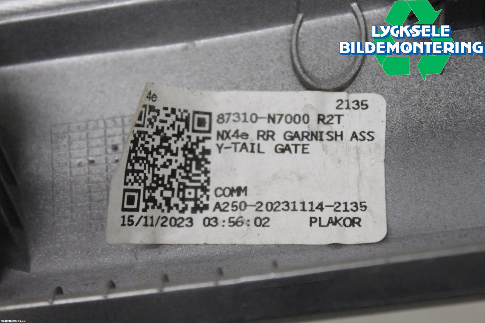 Hyundai TUCSON 05- List Bak-Baklucka