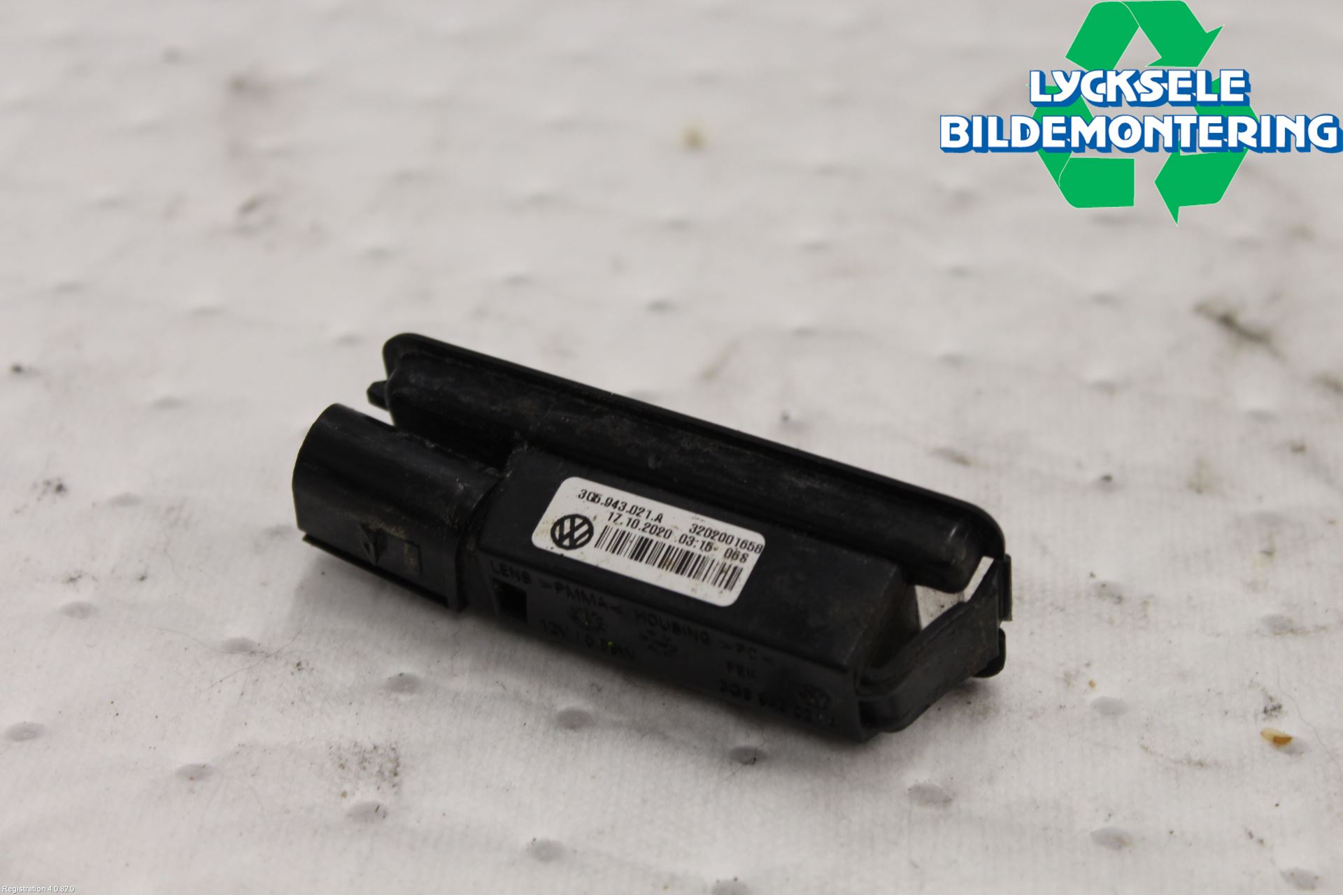 Volkswagen VW GOLF / E-GOLF VIII 20- Skylt Belysning