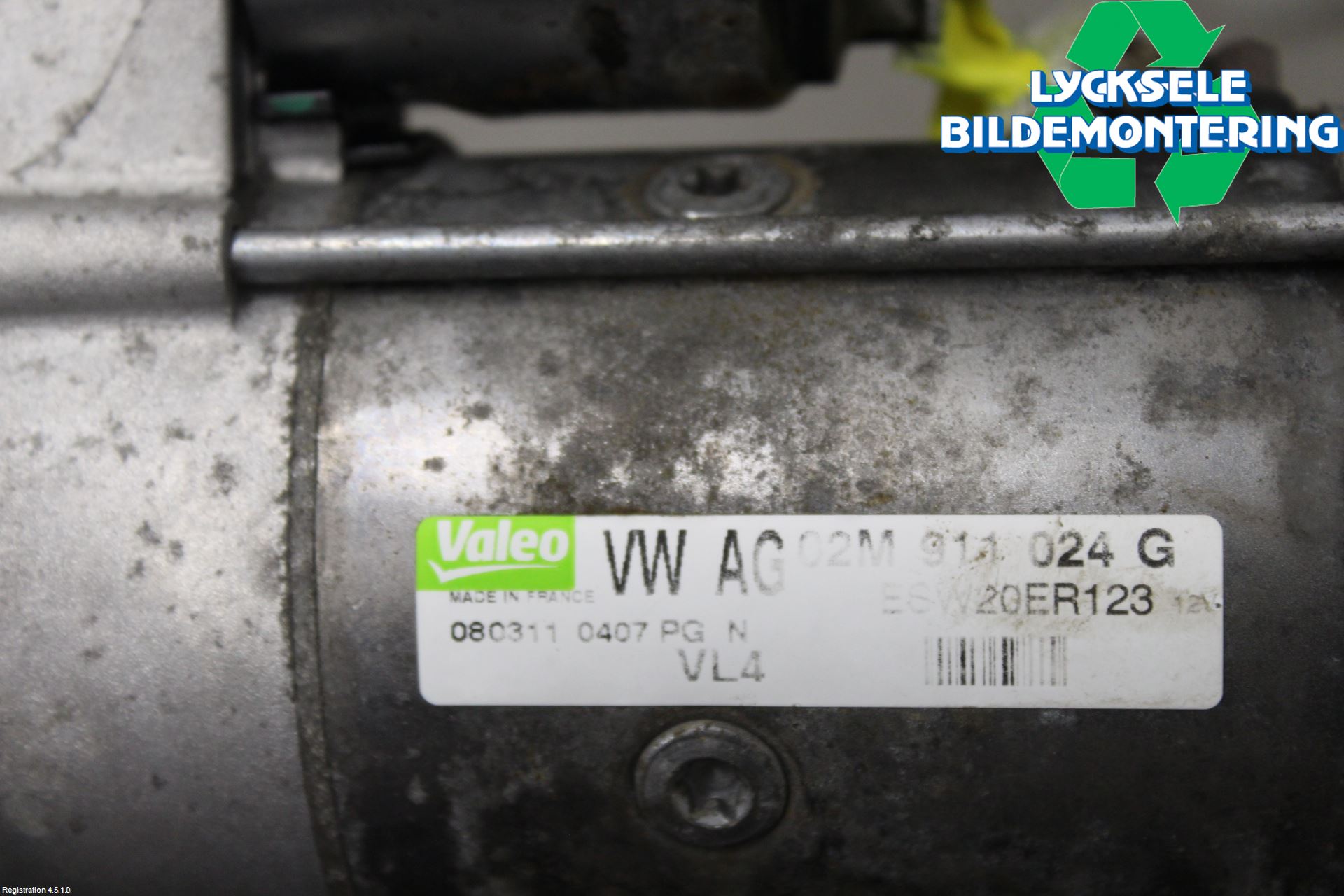 Audi A3/S3 05-13 Startmotor Diesel