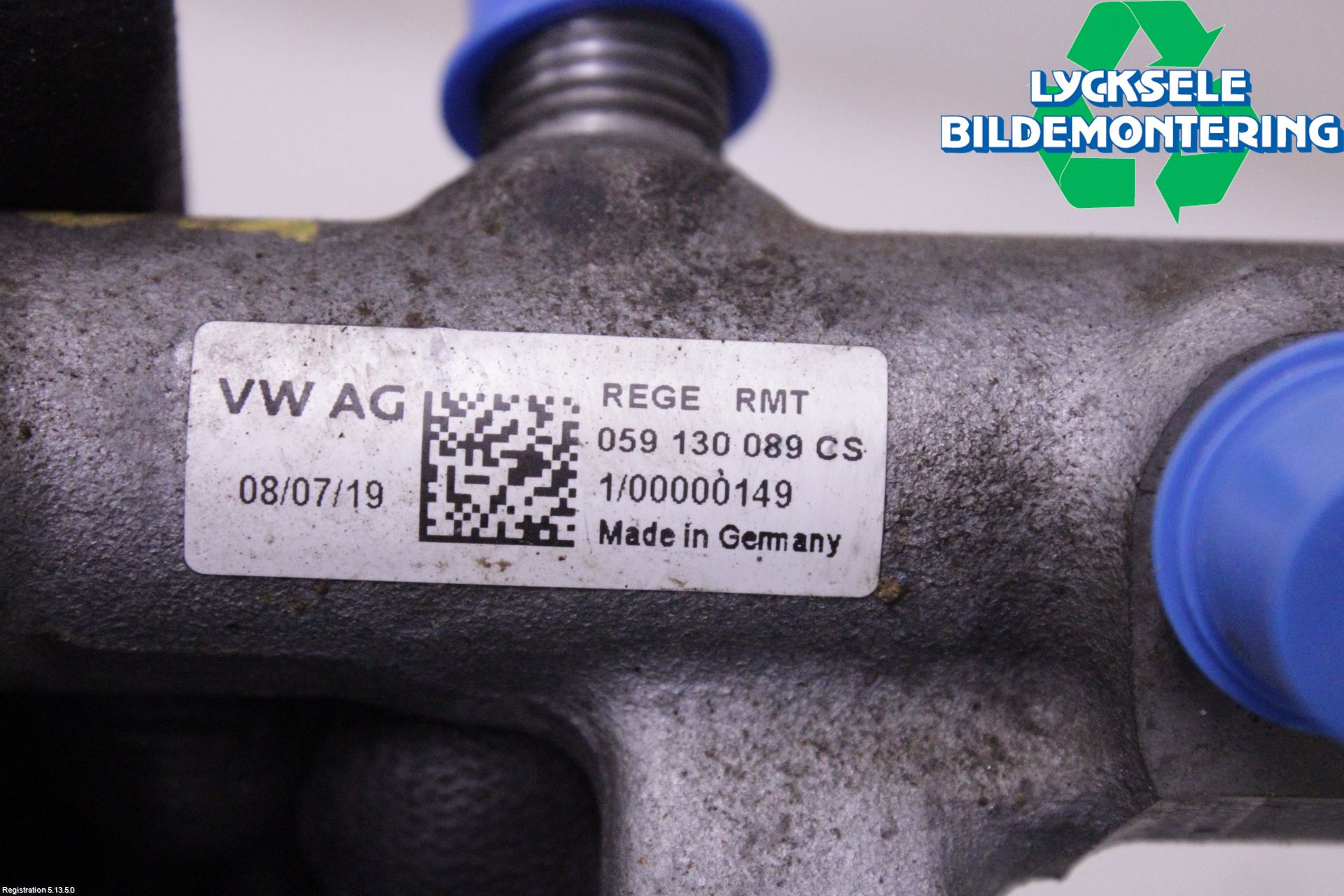 Volkswagen VW AMAROK 2H 10-22 Inj. Fuelrail