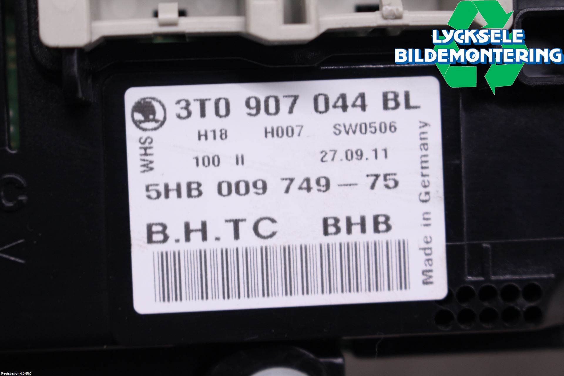 Skoda SUPERB 09-15 Ac Styrenhet Ac Manöveren