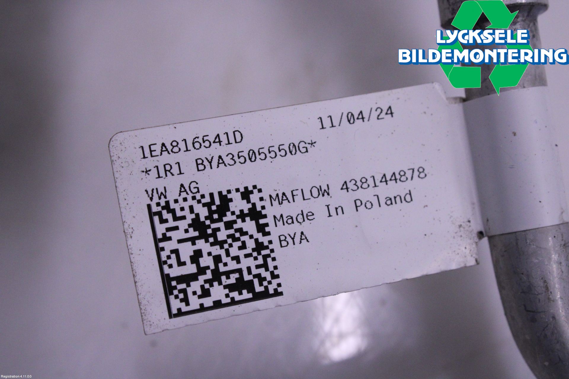 Audi Q4 E-TRON FZ 22- Ac Slang-Rör