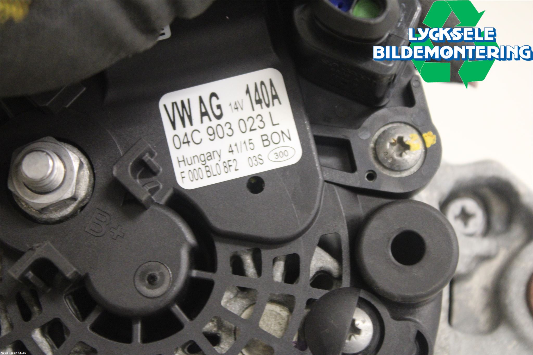 Volkswagen VW POLO 10-17 Generator