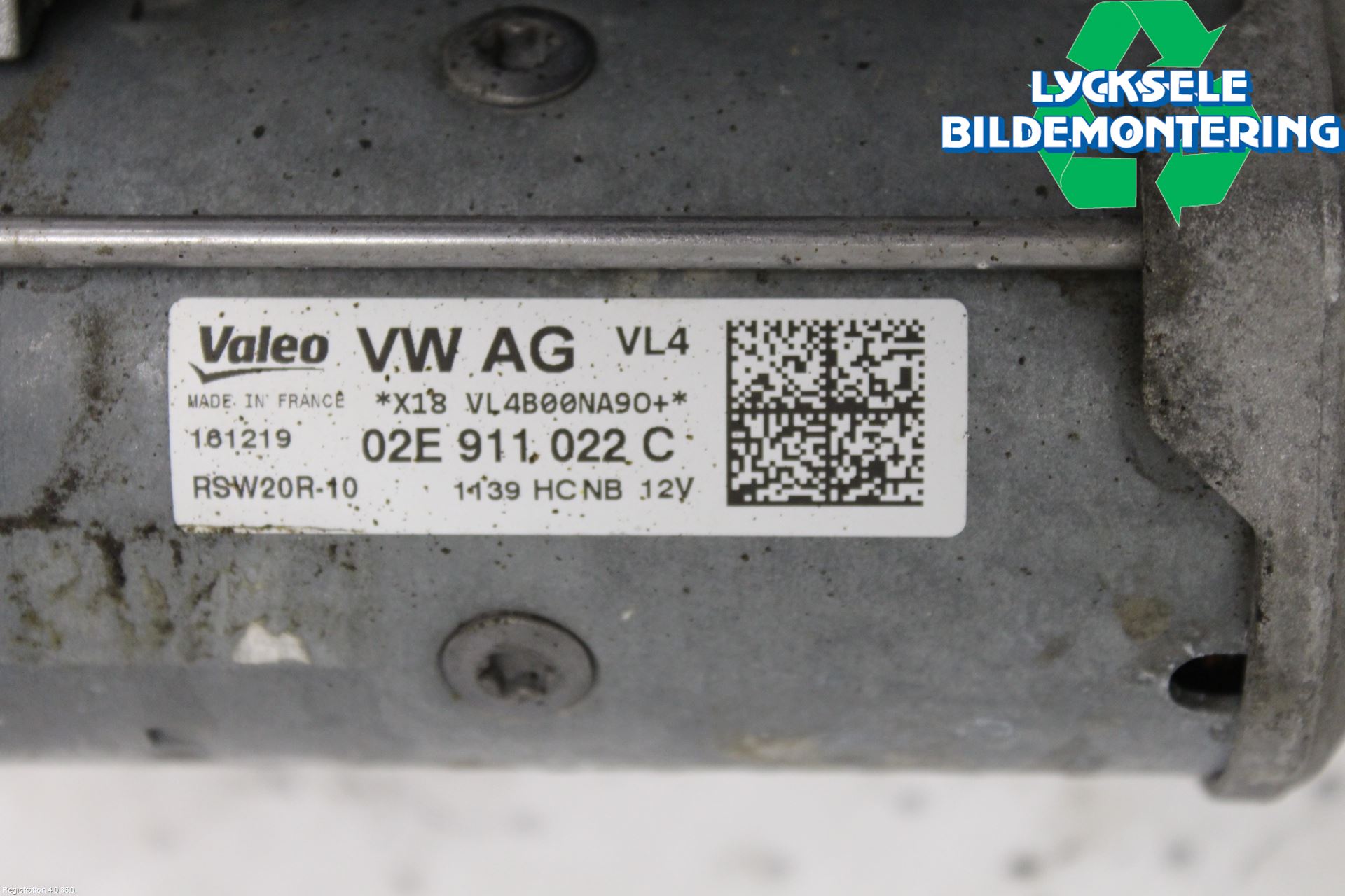Volkswagen VW GOLF / E-GOLF VII 13-20 Startmotor Diesel