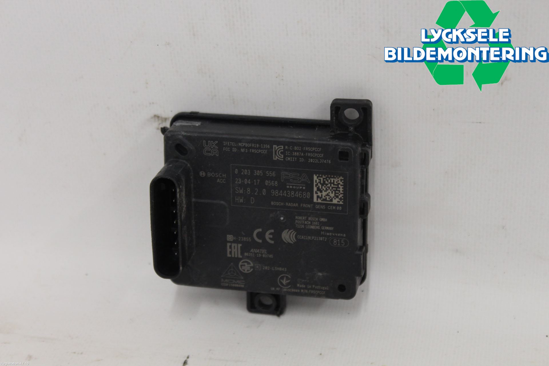 Peugeot 308/E-308 21- Sensor Adaptiv Farthållare