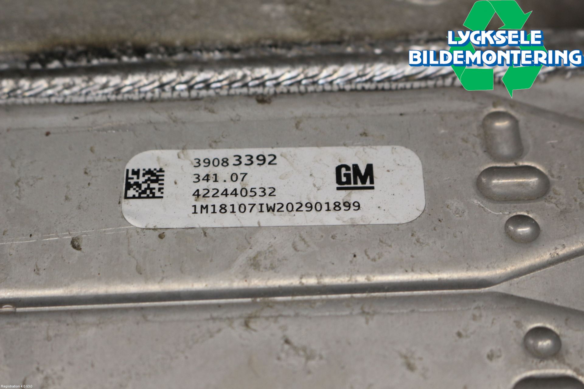 Opel INSIGNIA 17- Grenrör Insug