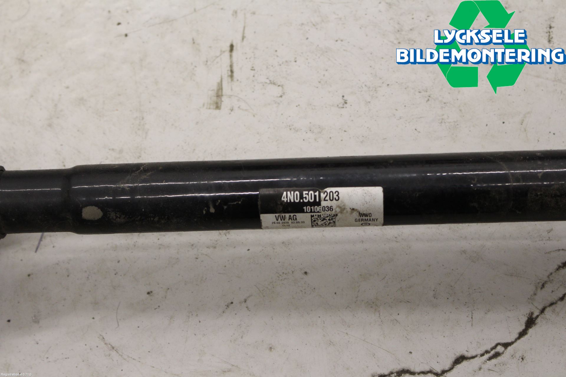 Audi A7 Sportback 4K 18- Drivaxel Bak Vänster