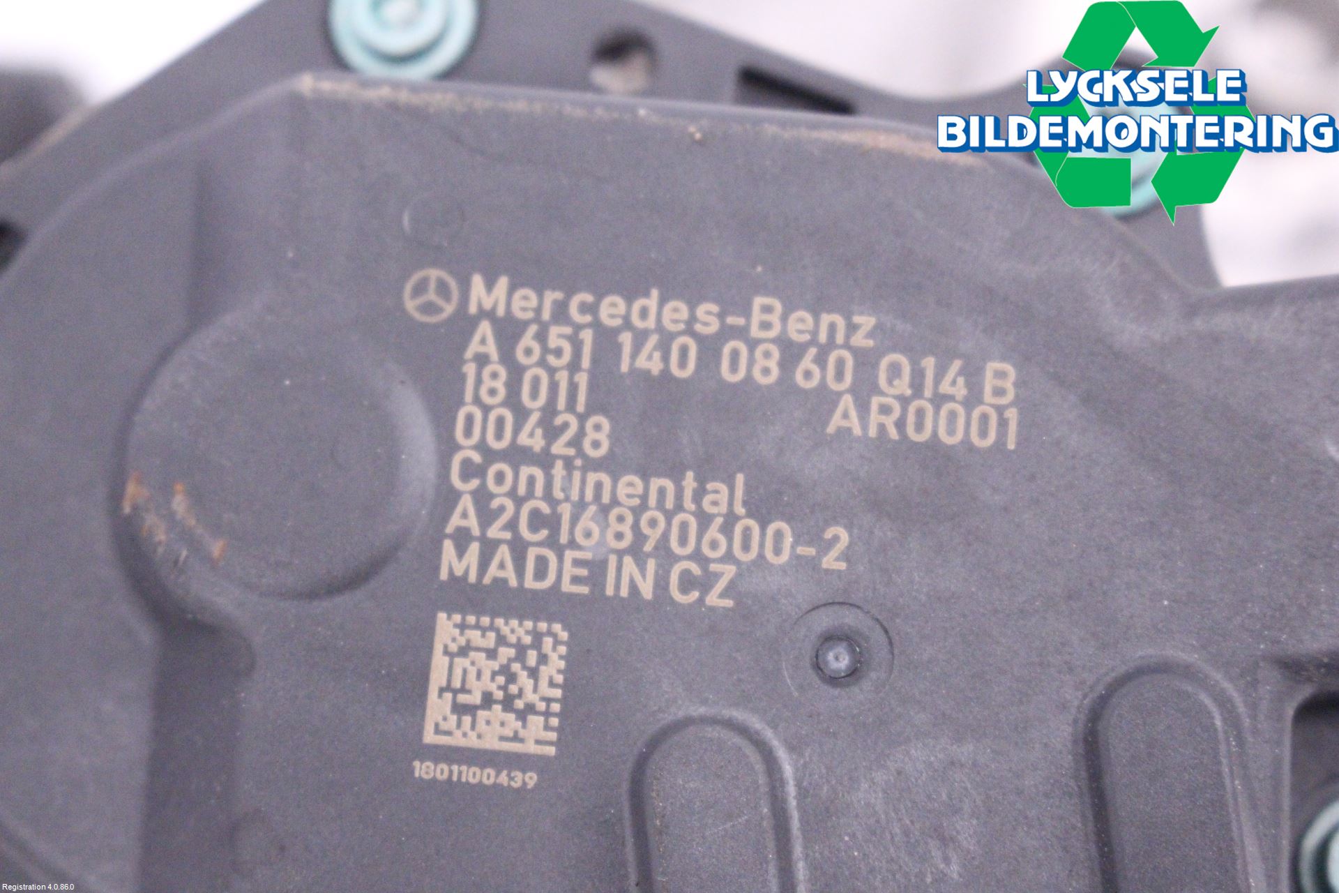 Mercedes-Benz MB SPRINTER (W906) 06-18 Avgaskylare
