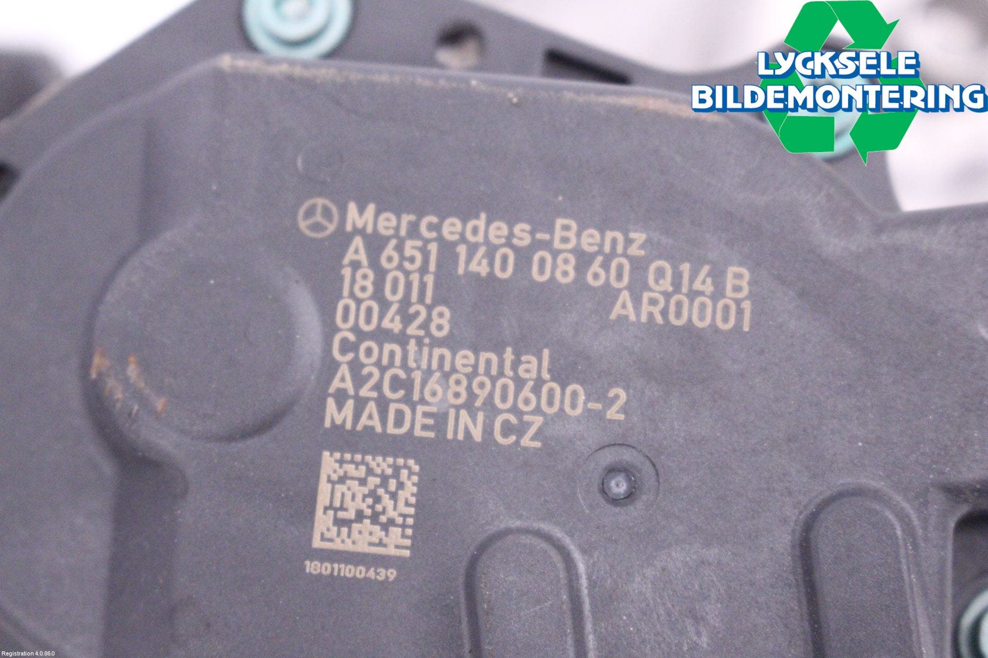 Mercedes-Benz MB SPRINTER (W906) 06-18 Avgaskylare