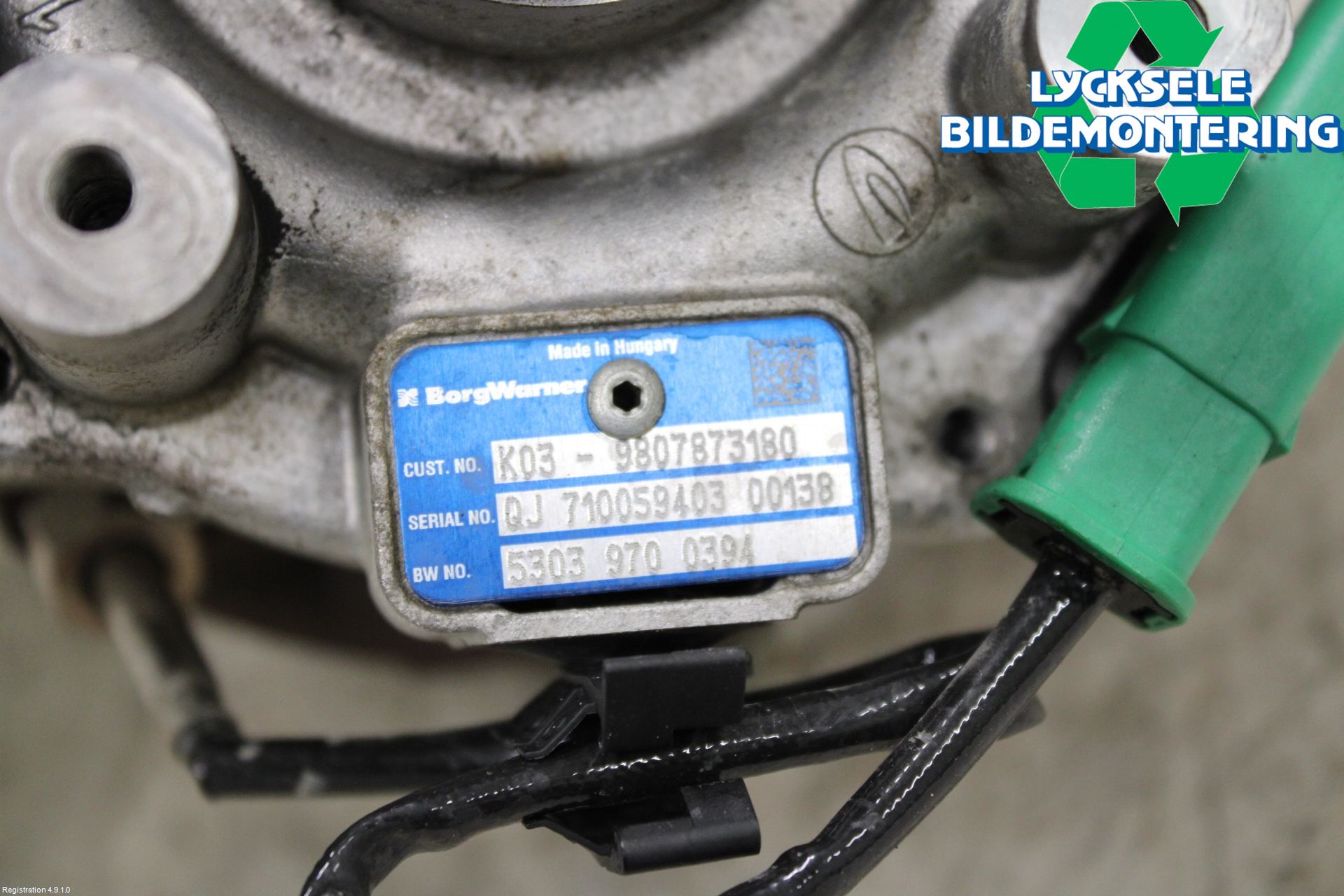 Ford KUGA 13-16 Turboaggregat