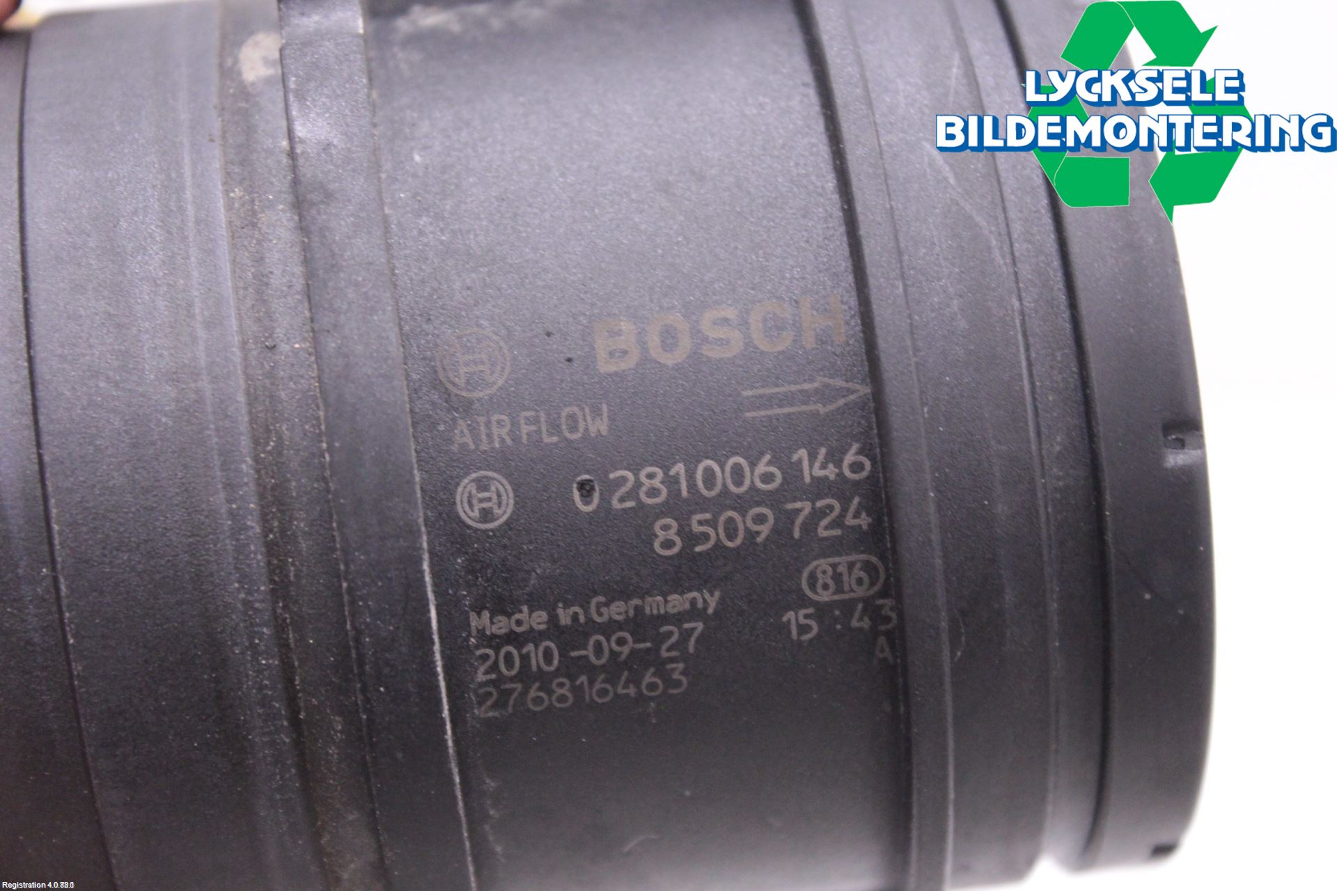 BMW X1 E84 10-15 Injluftmassamätare