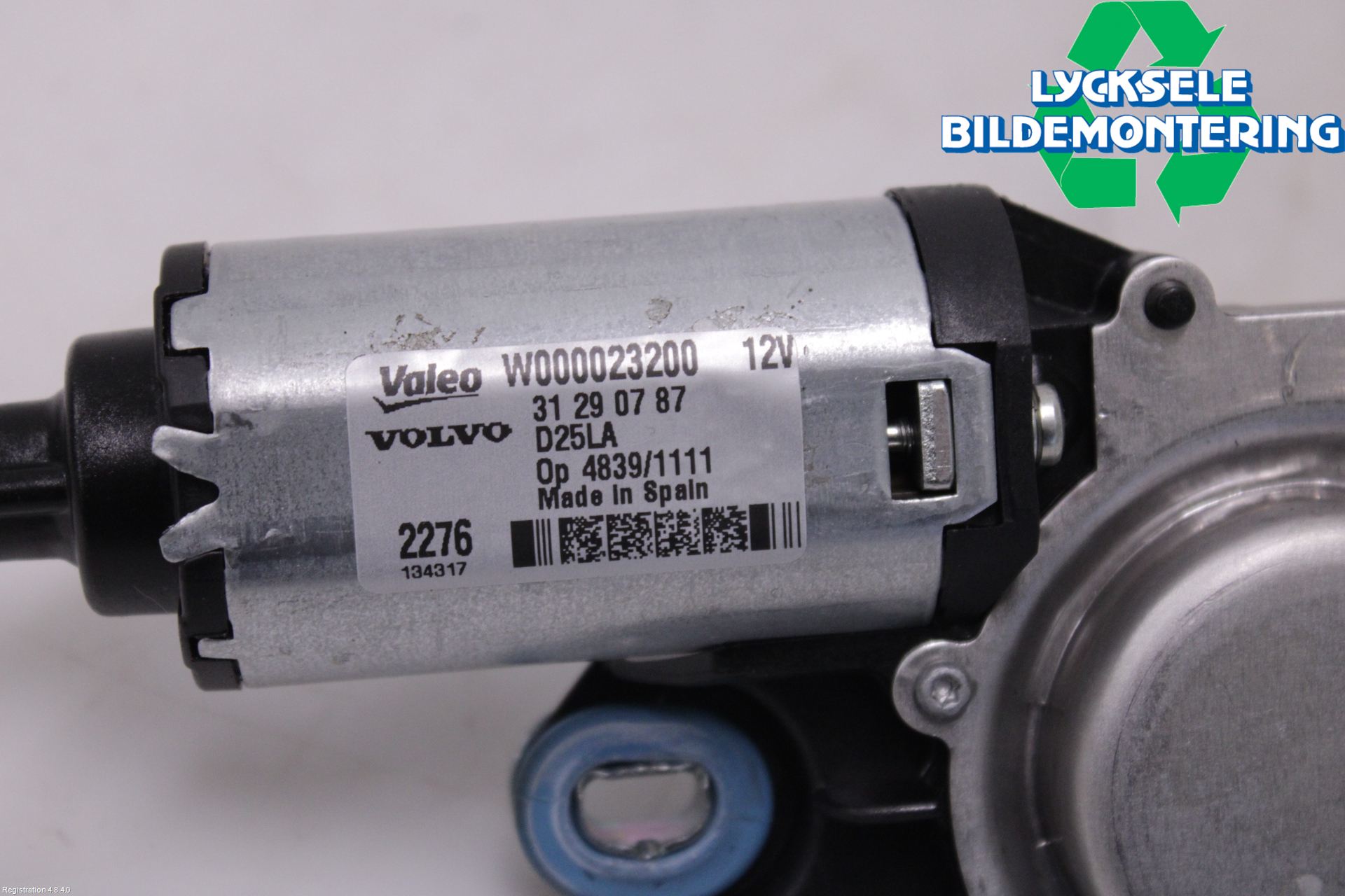 Volvo XC70 08-13 Torkarmotor Baklucka