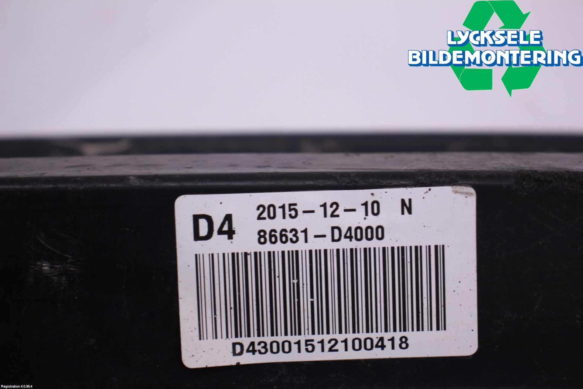 Kia OPTIMA 16-20 Stötfångarbalk Bak